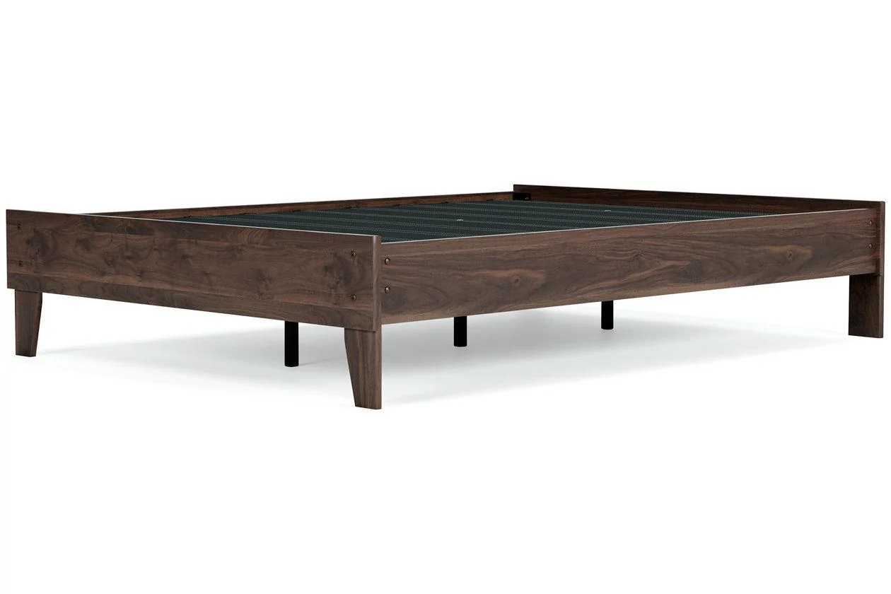 Calverson Mocha Full Platform Bed - Image 3