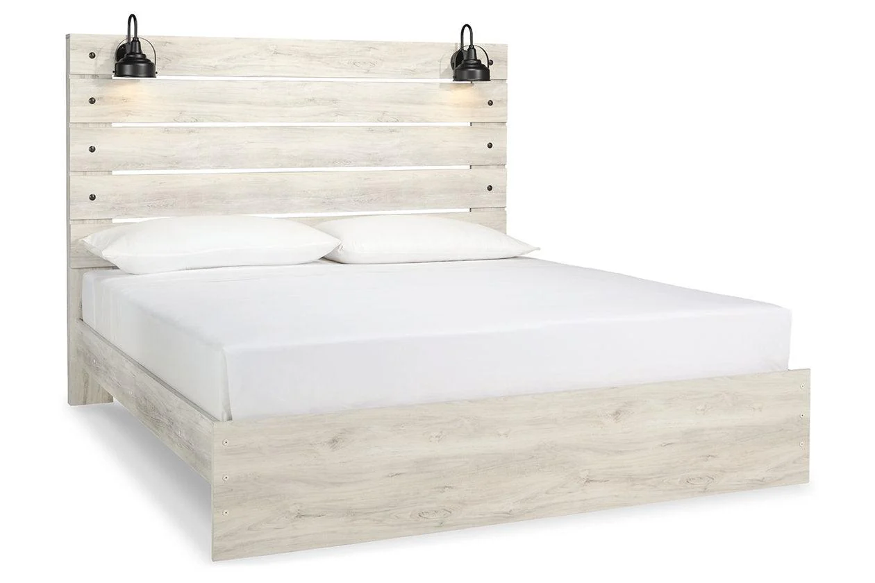 Cambeck Whitewash King Panel Bed - Image 7