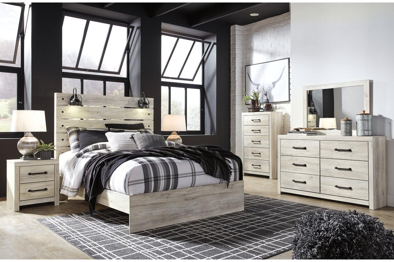 Cambeck Whitewash Queen Panel Bed - Image 6