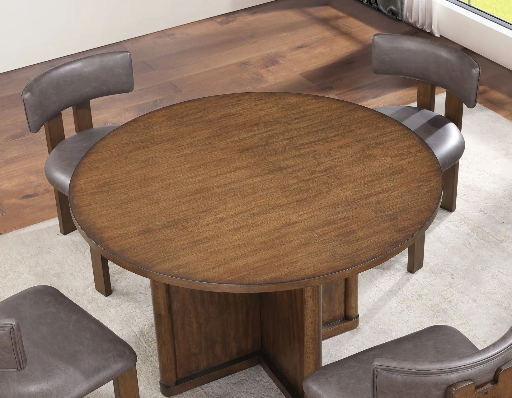 Cambridge Burnished Chestnut Dining Set with Folding Removable Game Top - Image 29