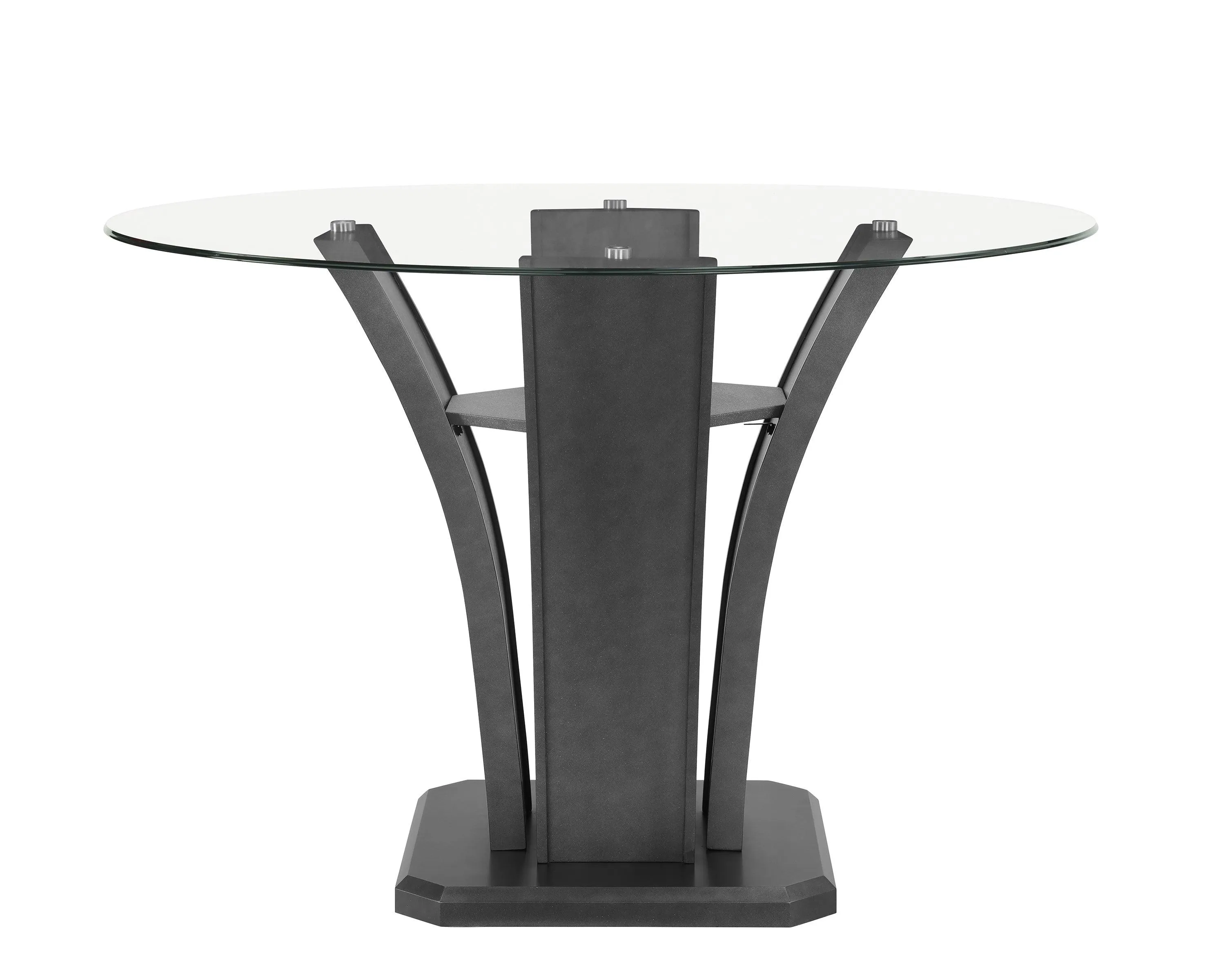Camelia Gray Round Counter Height Table - Image 4