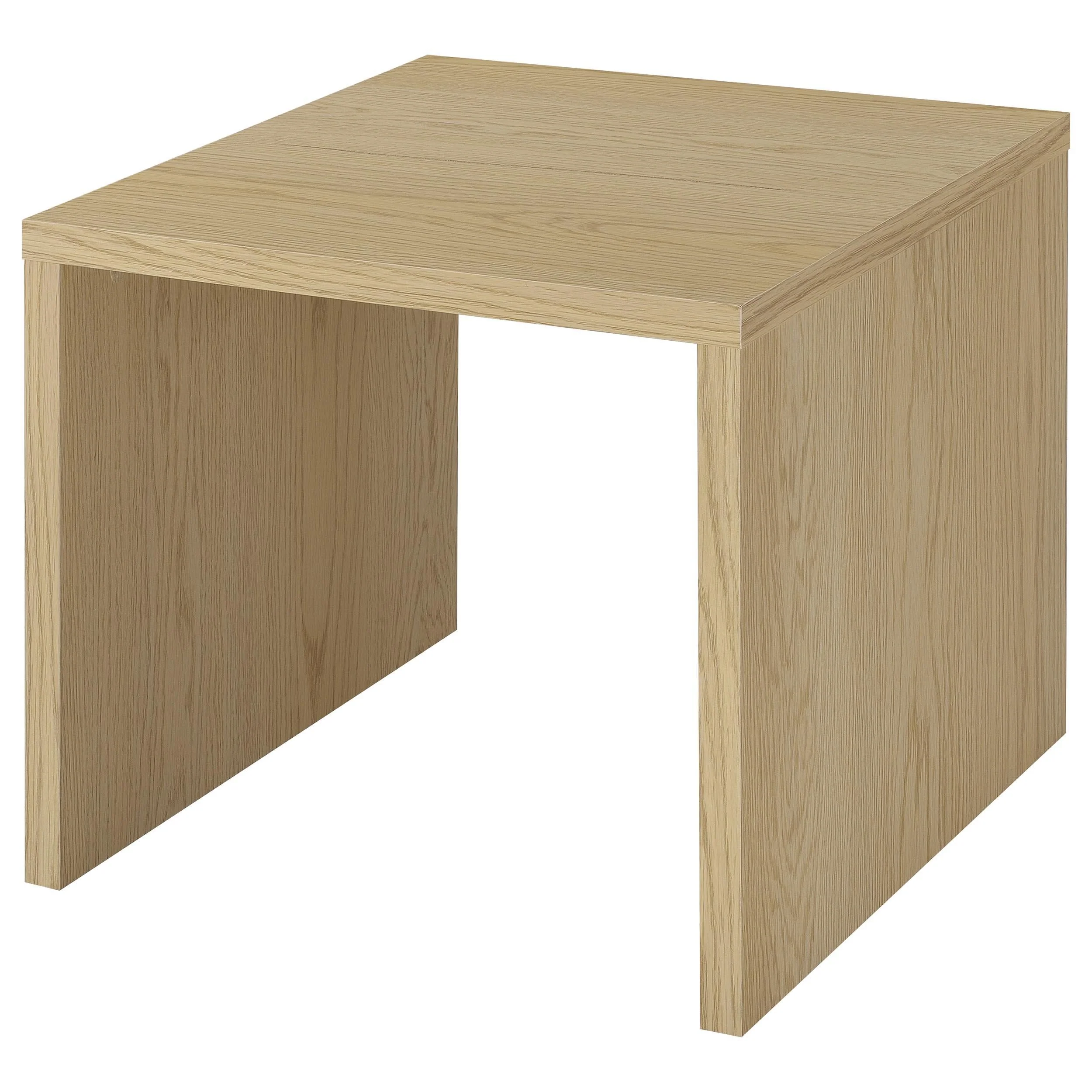 Canoga Light Oak Engineered Wood Accent Side End Table - Image 4