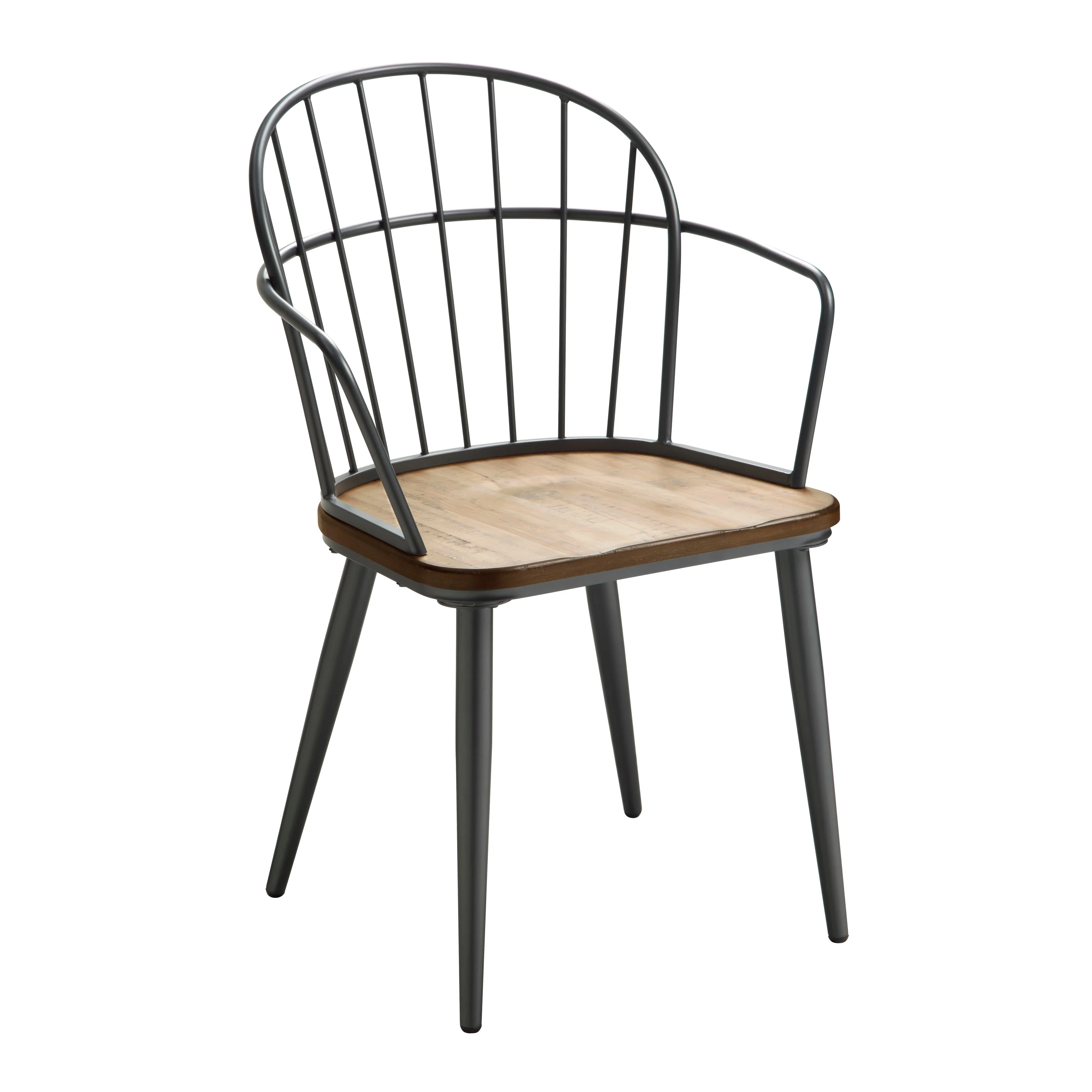 Canton Brown 5-Piece Round Dining Room Set - Image 6