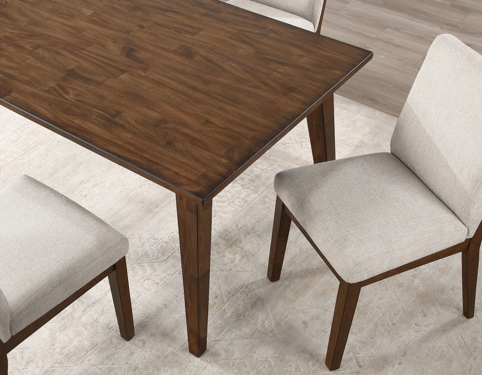Canton Mocha Upholstered Dining Room Set - Image 4