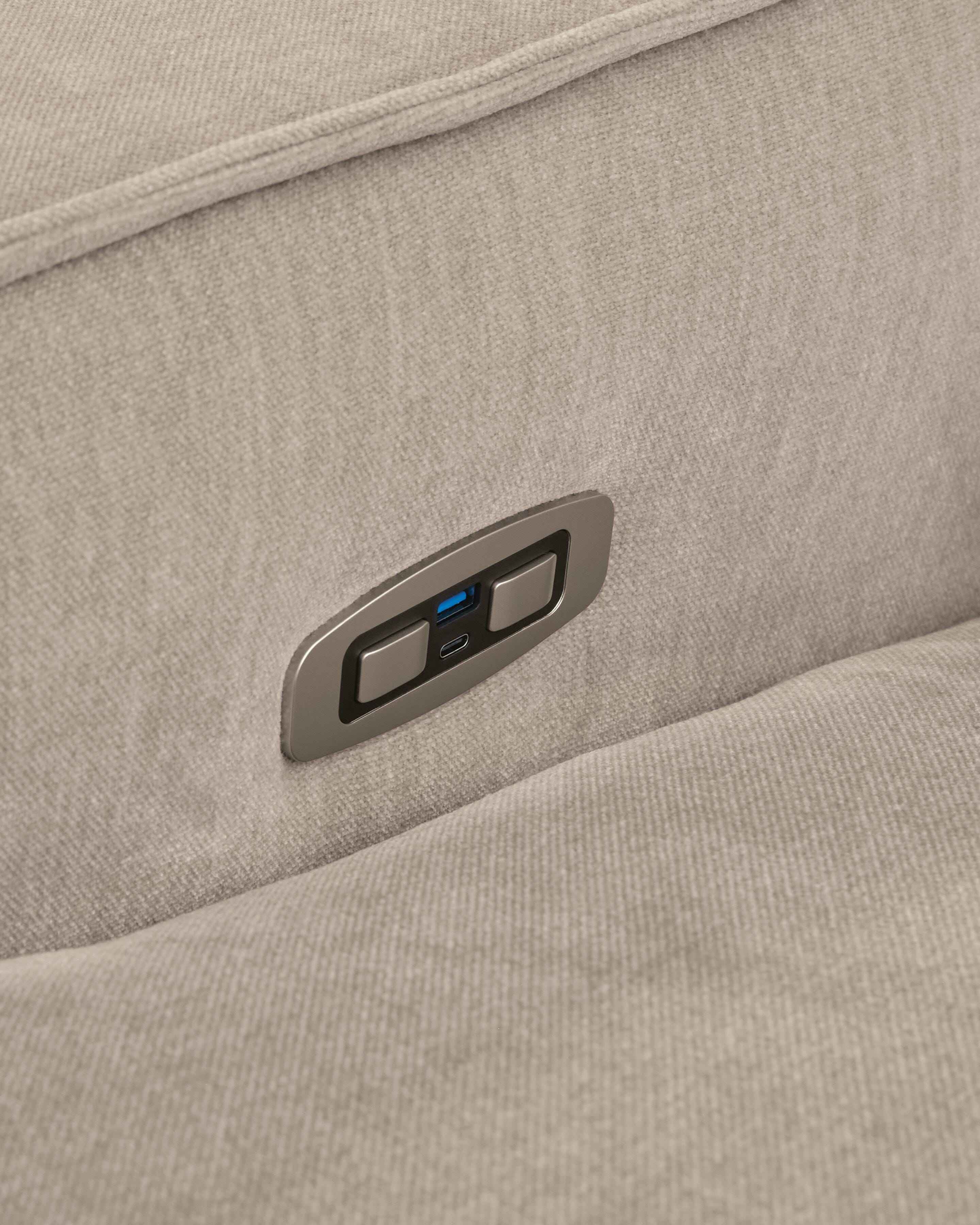 Carceri Cashmere 3-Piece Power Sectional Reclining Sofa - Image 6