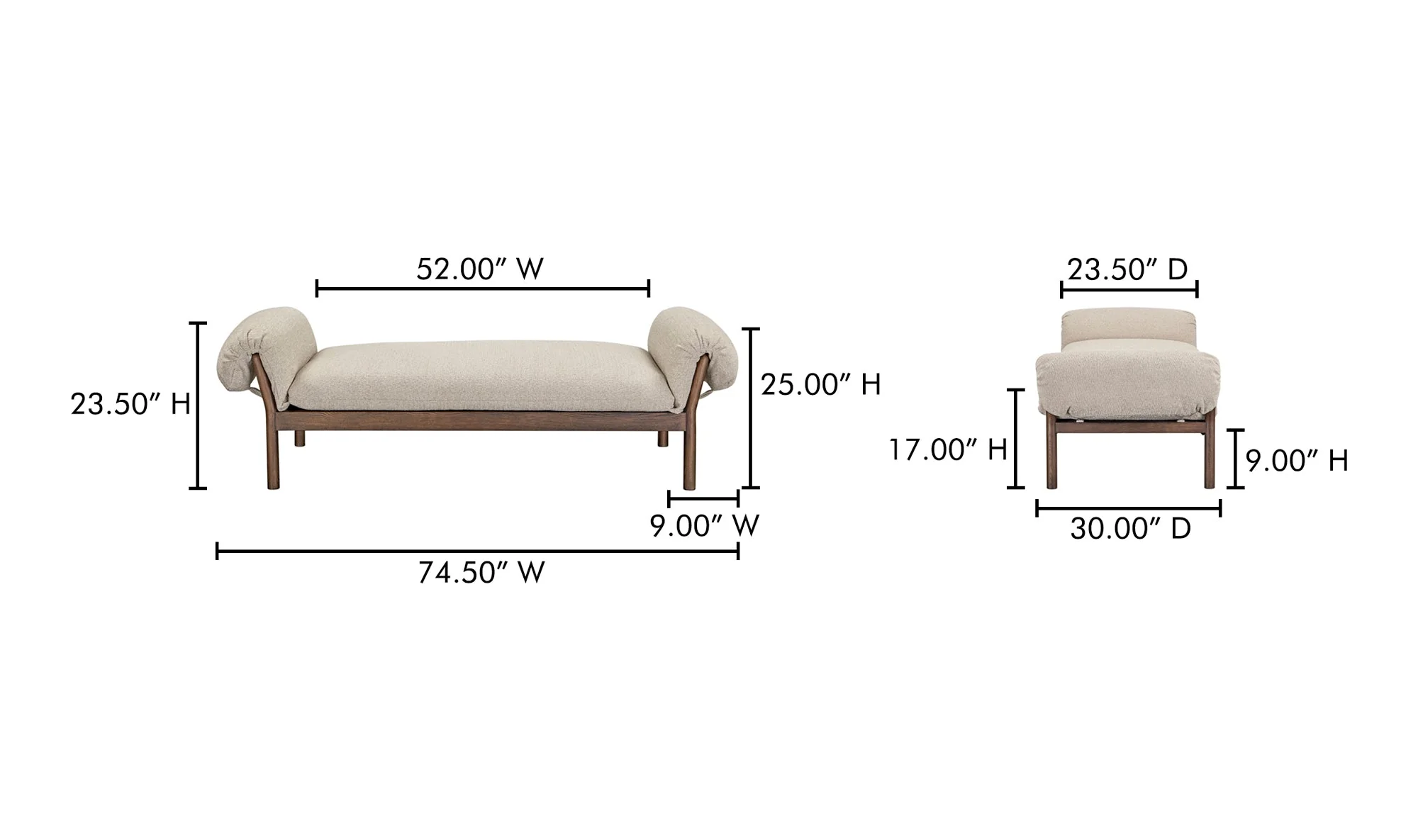 Cardero Daybed Beige - Image 10