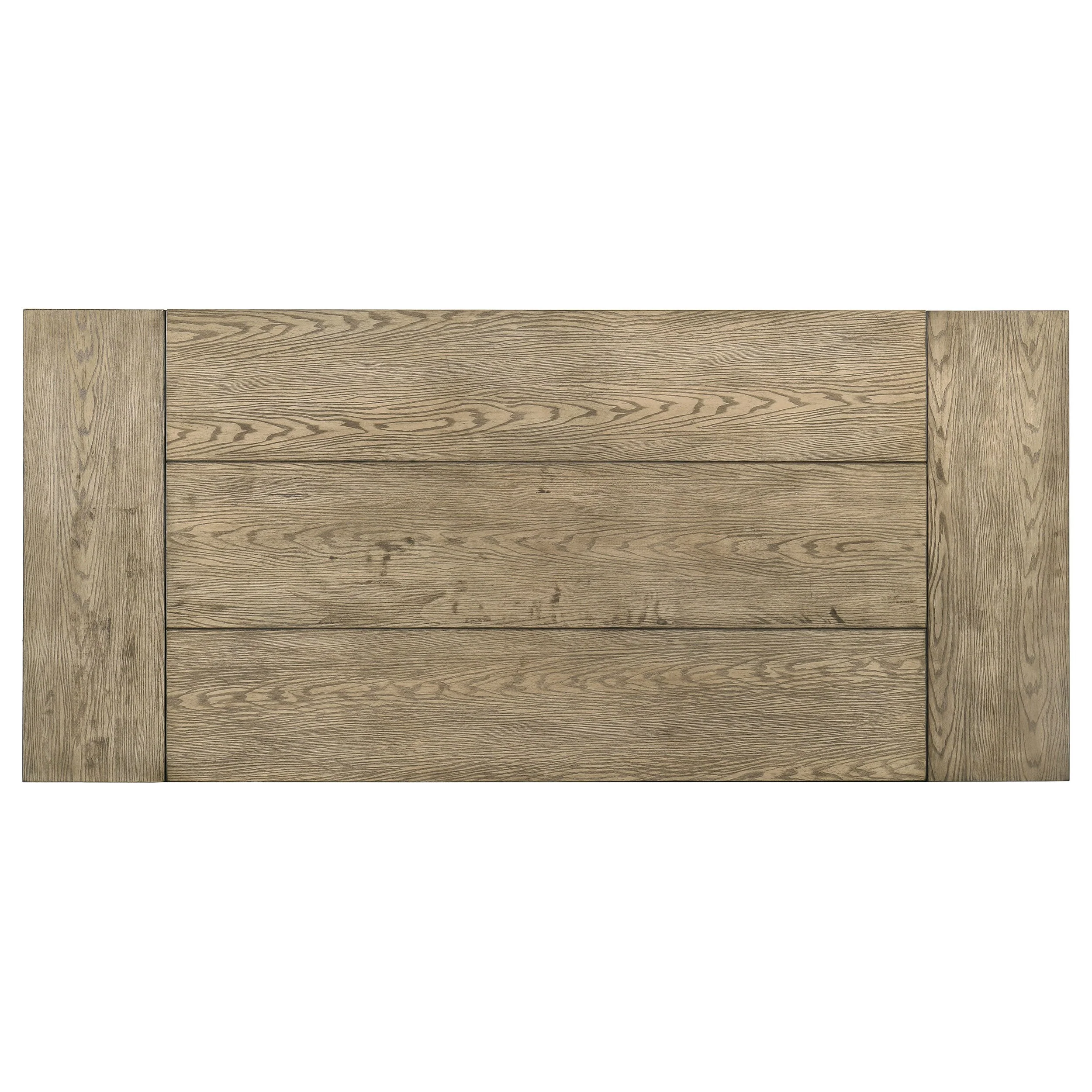 Cardova Vineyard Oak 87-inch Solid Wood Extension Dining Table - Image 11