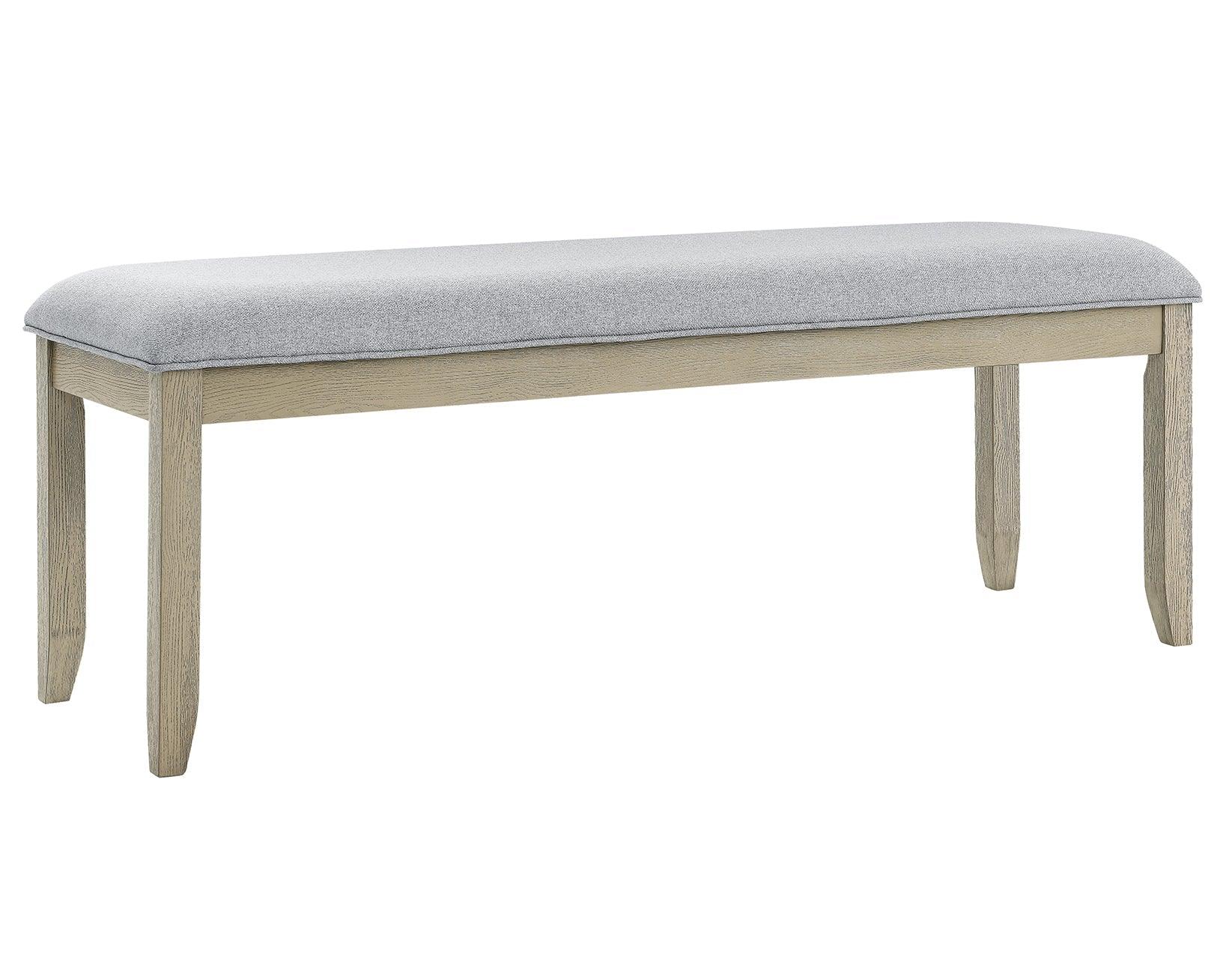 Carena Backless Dining Bench Gray - Image 5