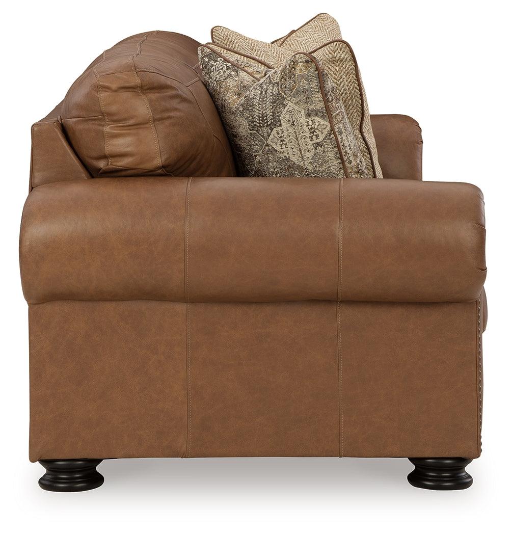 Carianna Caramel Queen Leather Sofa Sleeper - Image 4