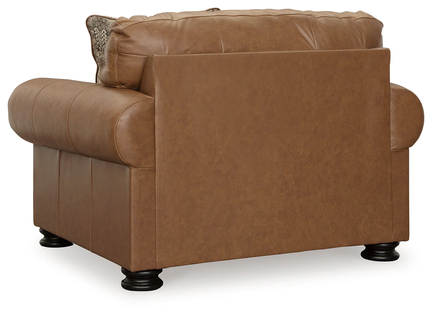 Carianna Chair and Ottoman in Caramel - Image 7