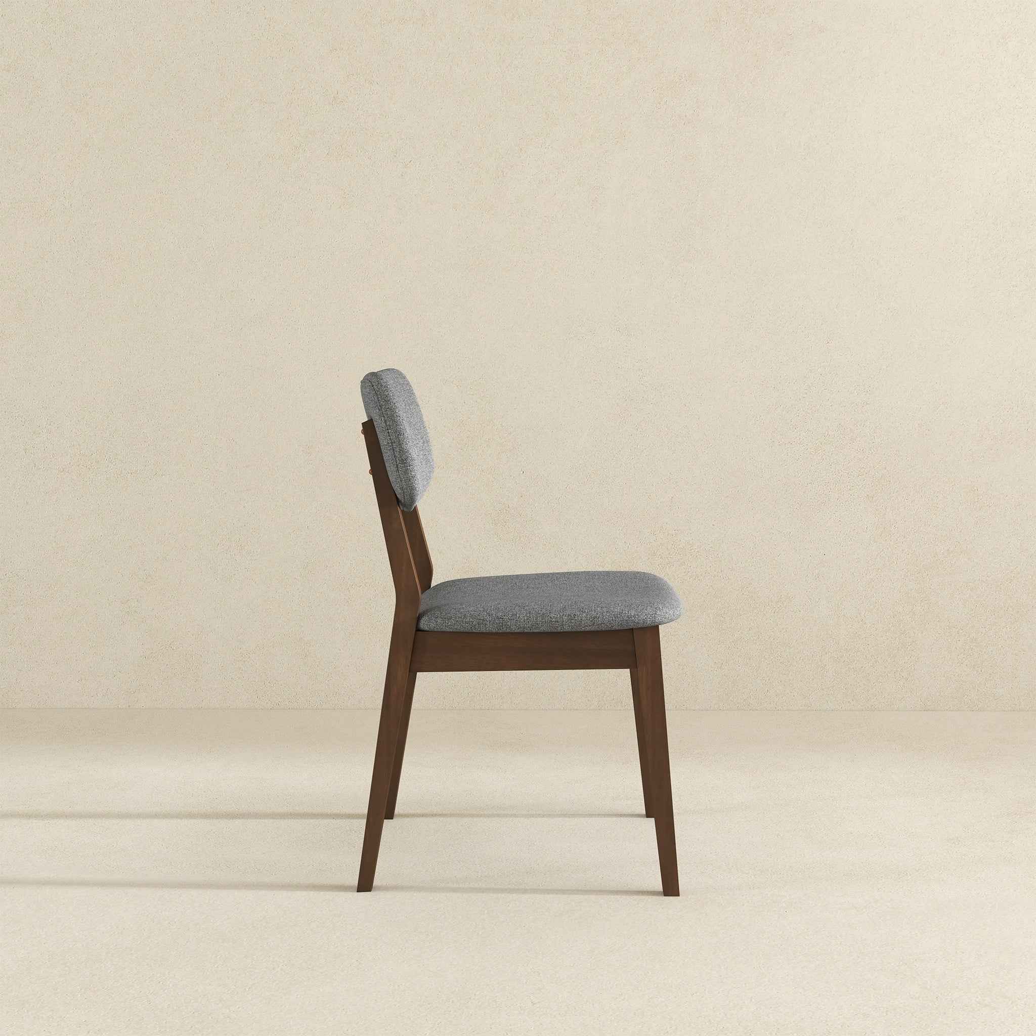 Carlos Dark Grey Fabric Solid Back Side Chair (Set Of 2) - Image 5