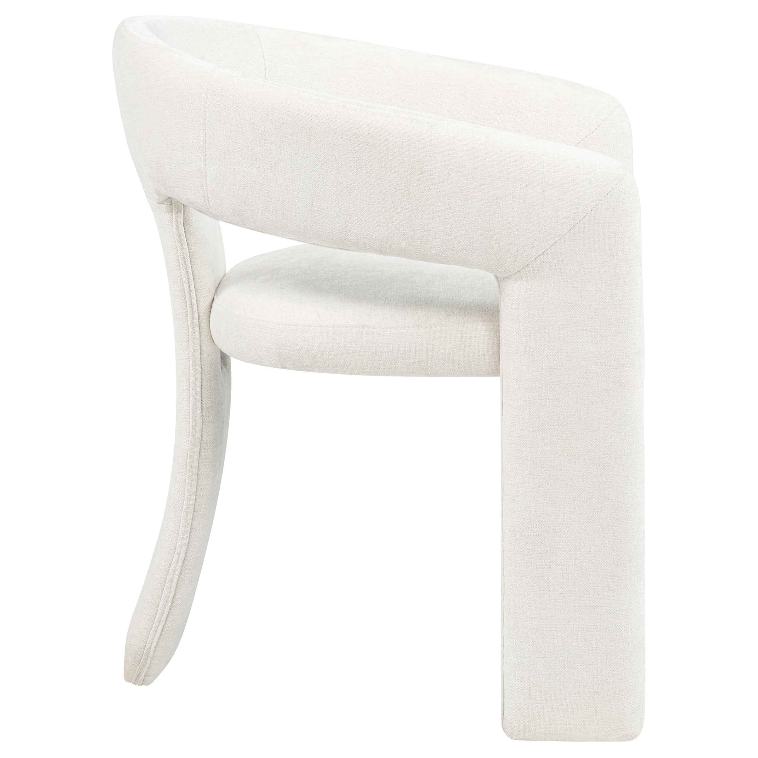 Carlow White Upholstered Dining Arm Chair (Set of 2) - Image 10