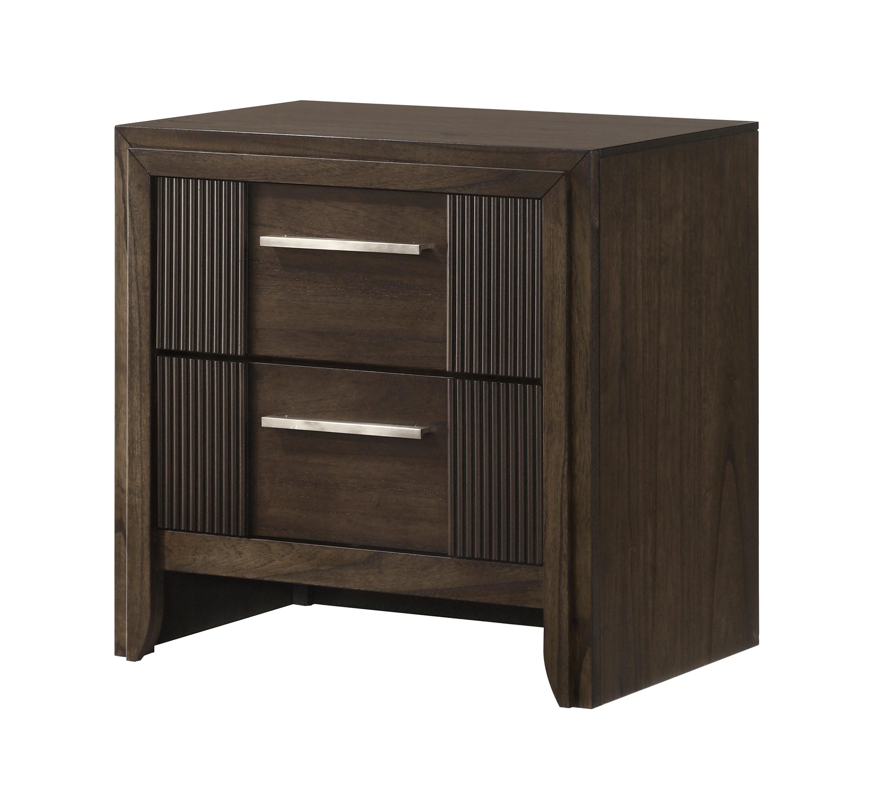 Carlton Brown Upholstered Panel Bedroom Set - Image 6