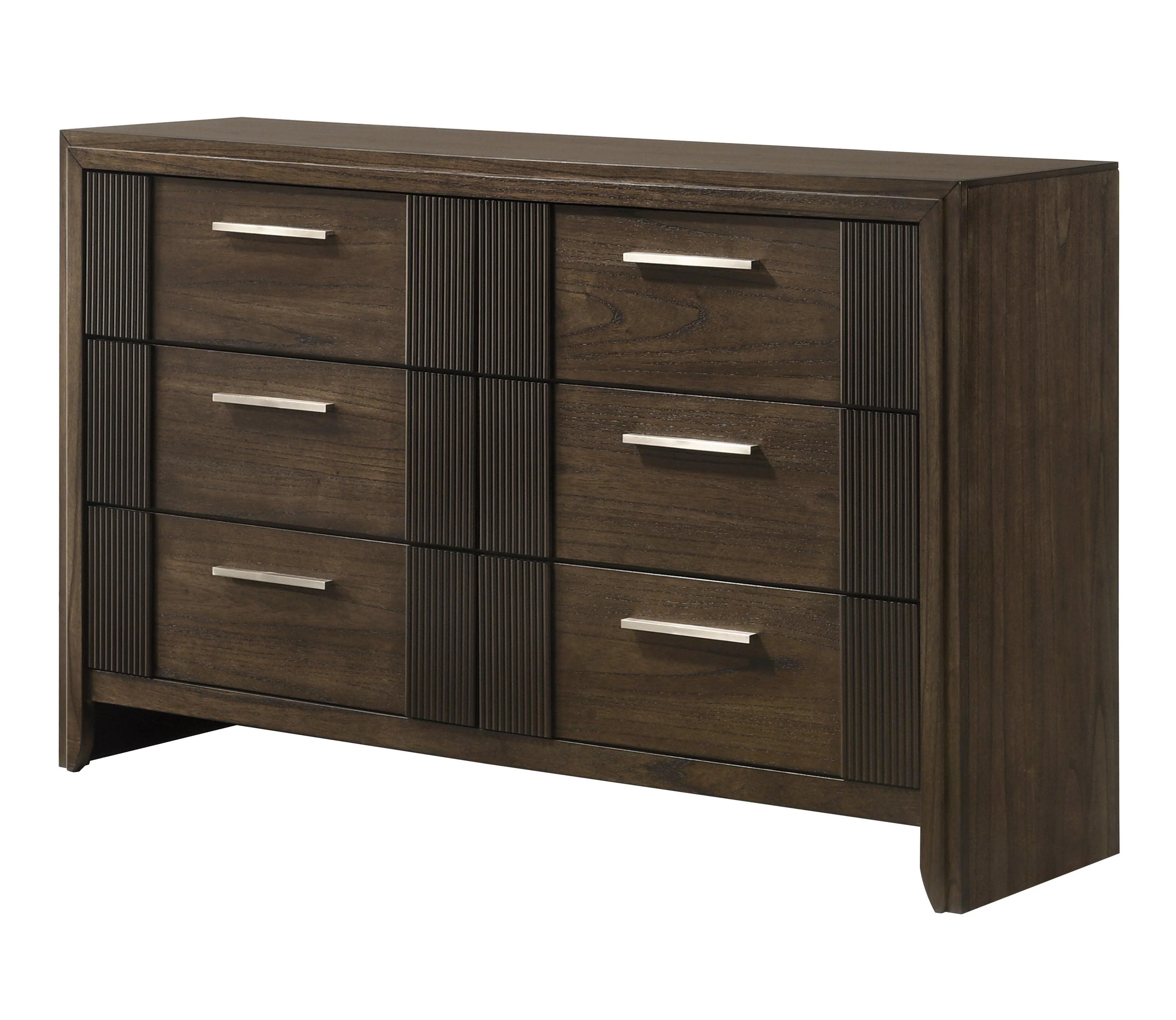 Carlton Brown Upholstered Panel Bedroom Set - Image 8