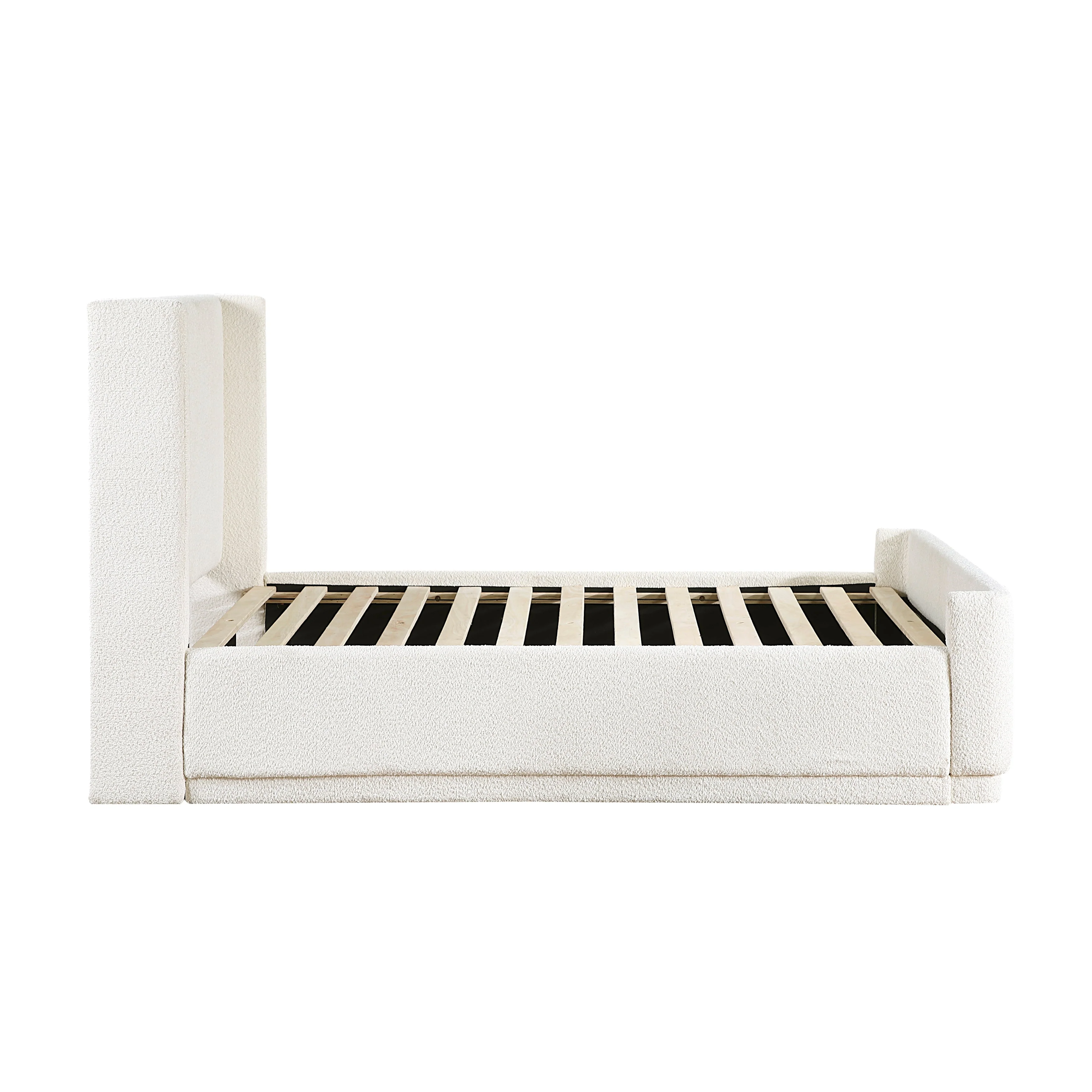 Carmel Beige California King Platform Bed - Image 6