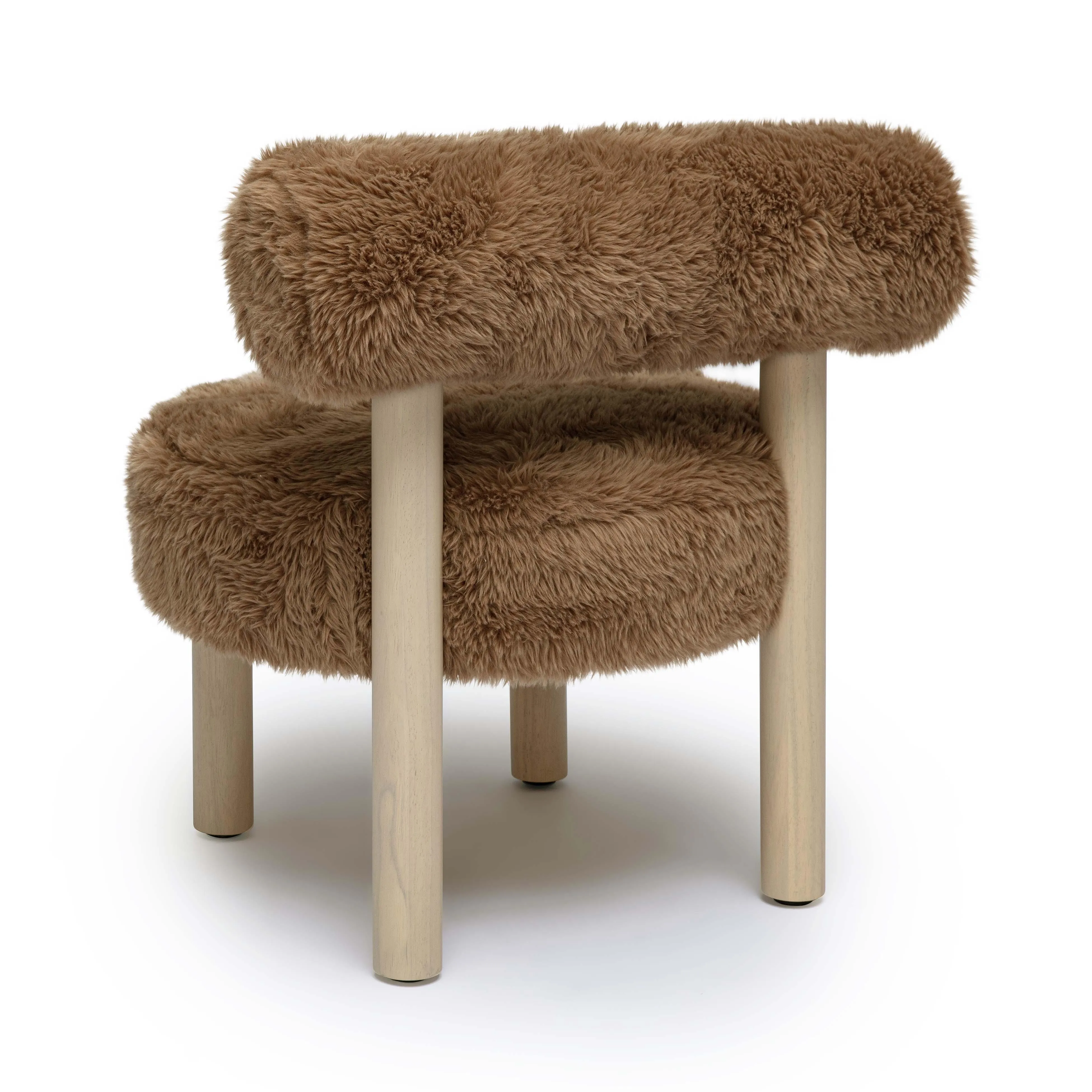 Carmel Vegan Shearling Accent Chair - Image 12