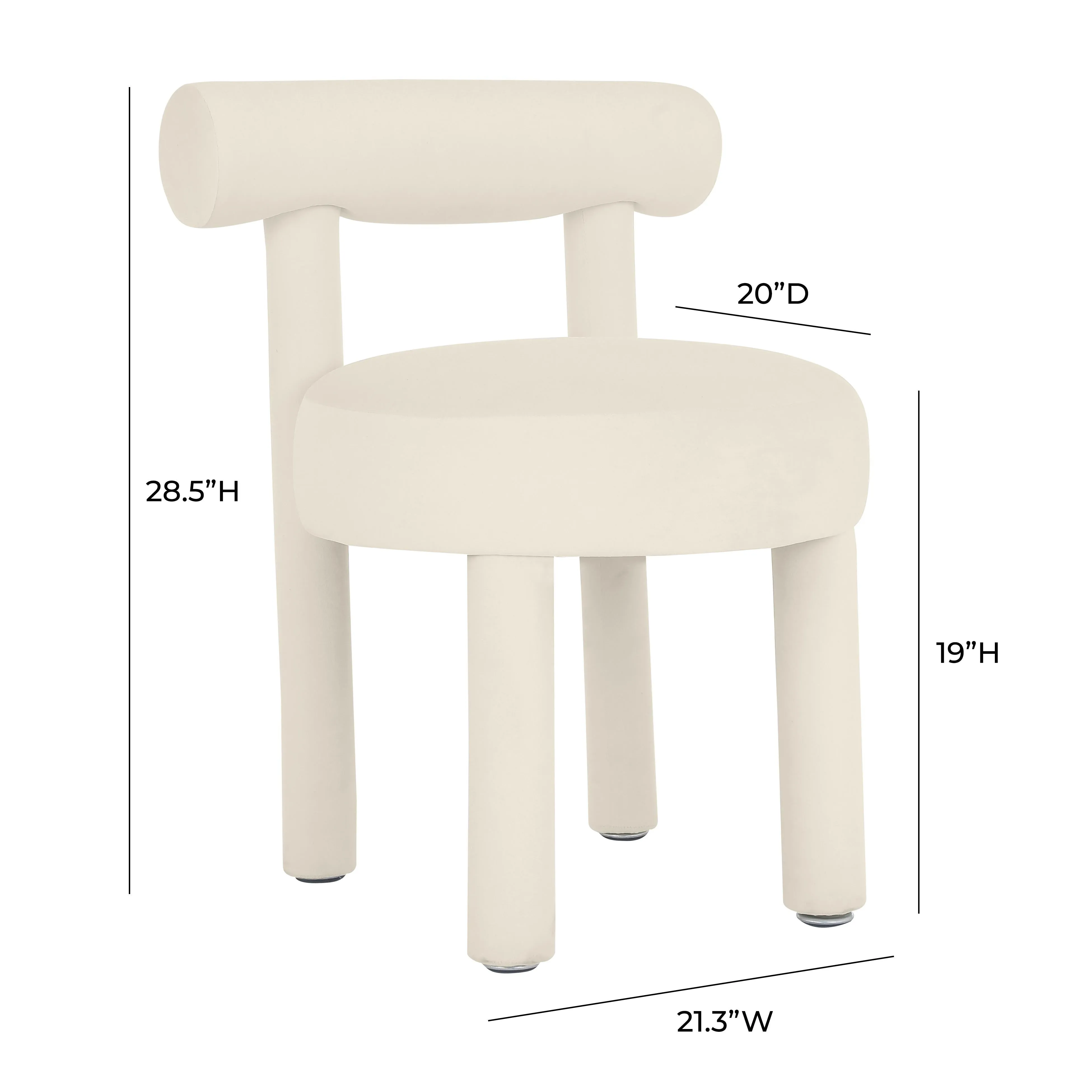 Carmel Velvet Dining Chair - Image 12