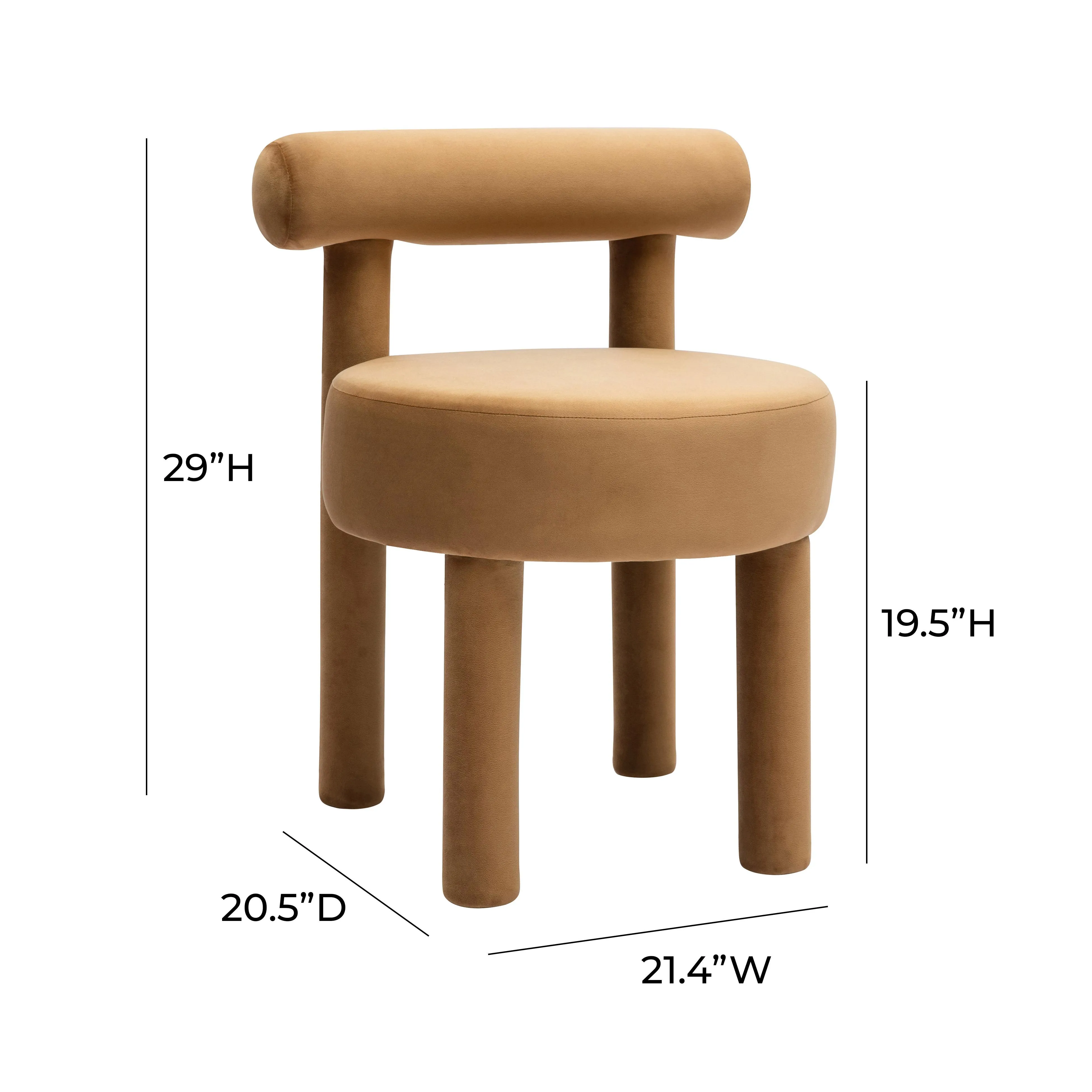 Carmel Velvet Dining Chair - Image 19