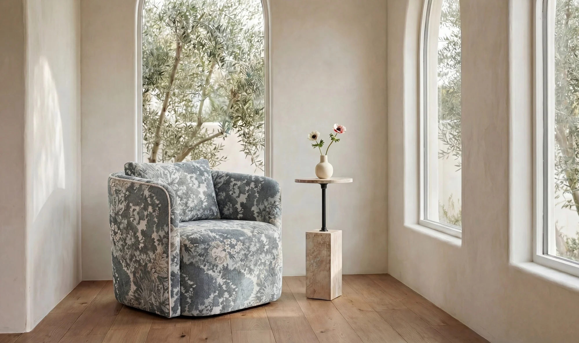 Caro Side Table Travertine - Image 3