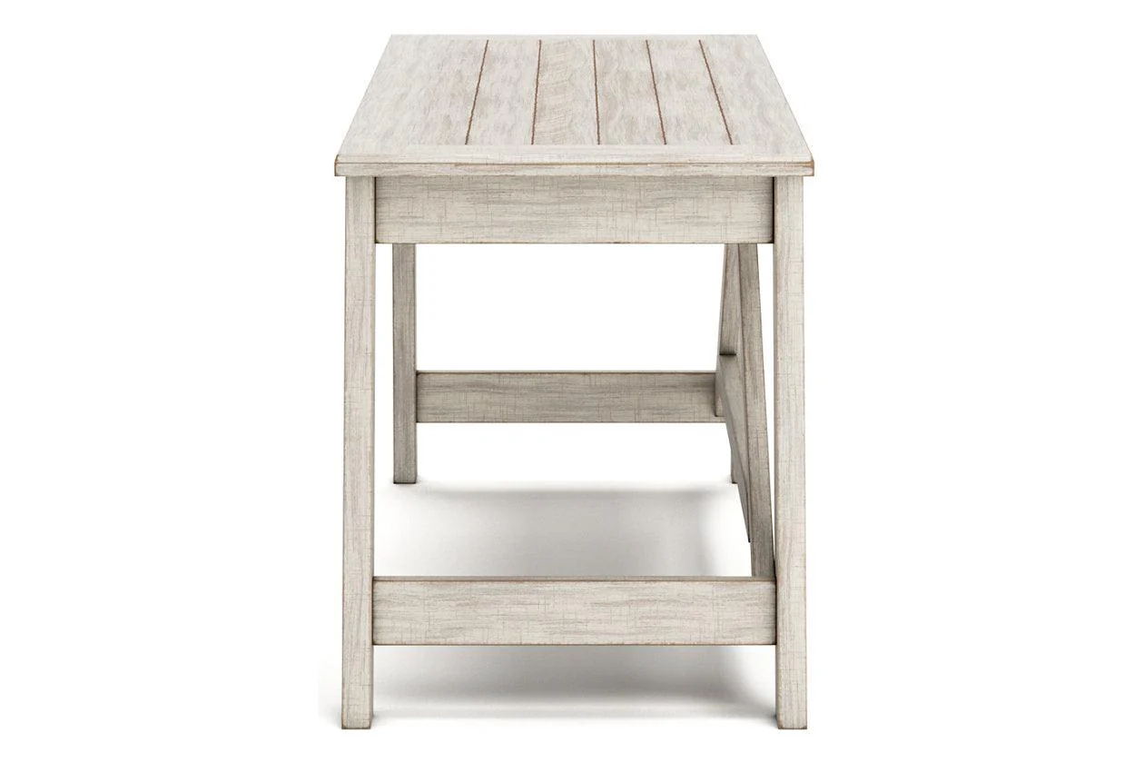 Carynhurst Whitewash 60" Home Office Desk - Image 6