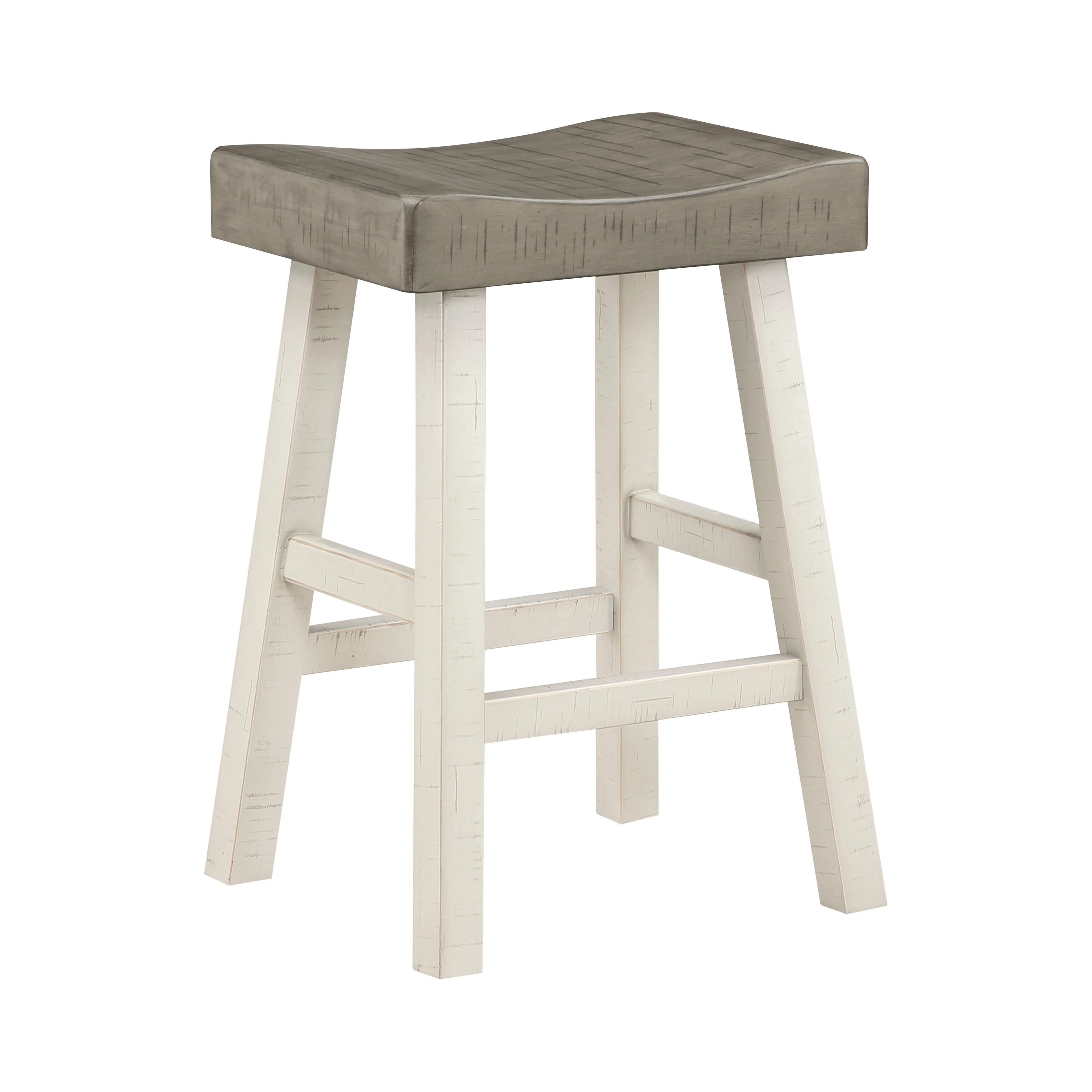 Caspian White/Coffee 4-Piece Pack Counter Height Set - Image 6