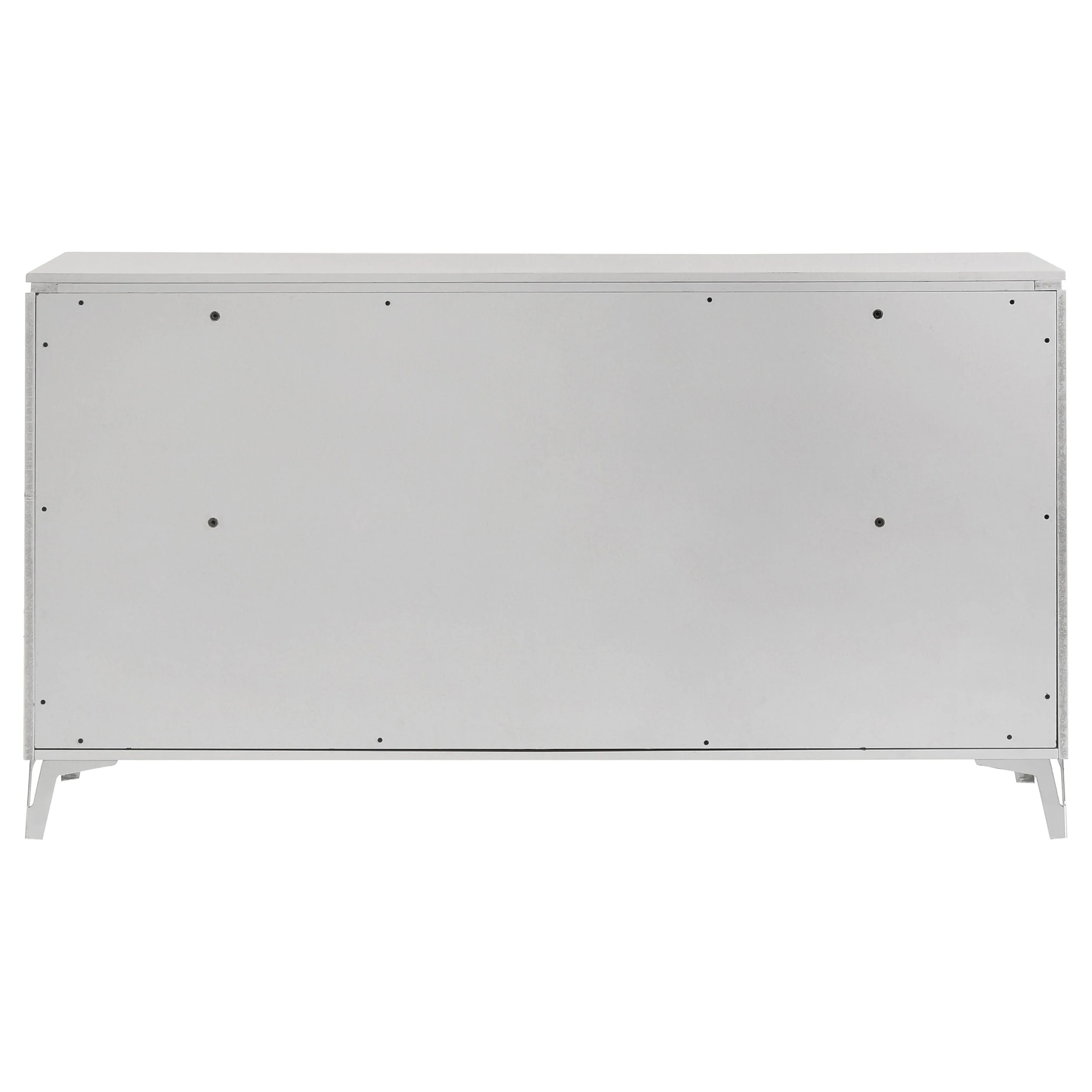 Cassia White High Gloss 6-drawer Bedroom Dresser Cabinet - Image 5