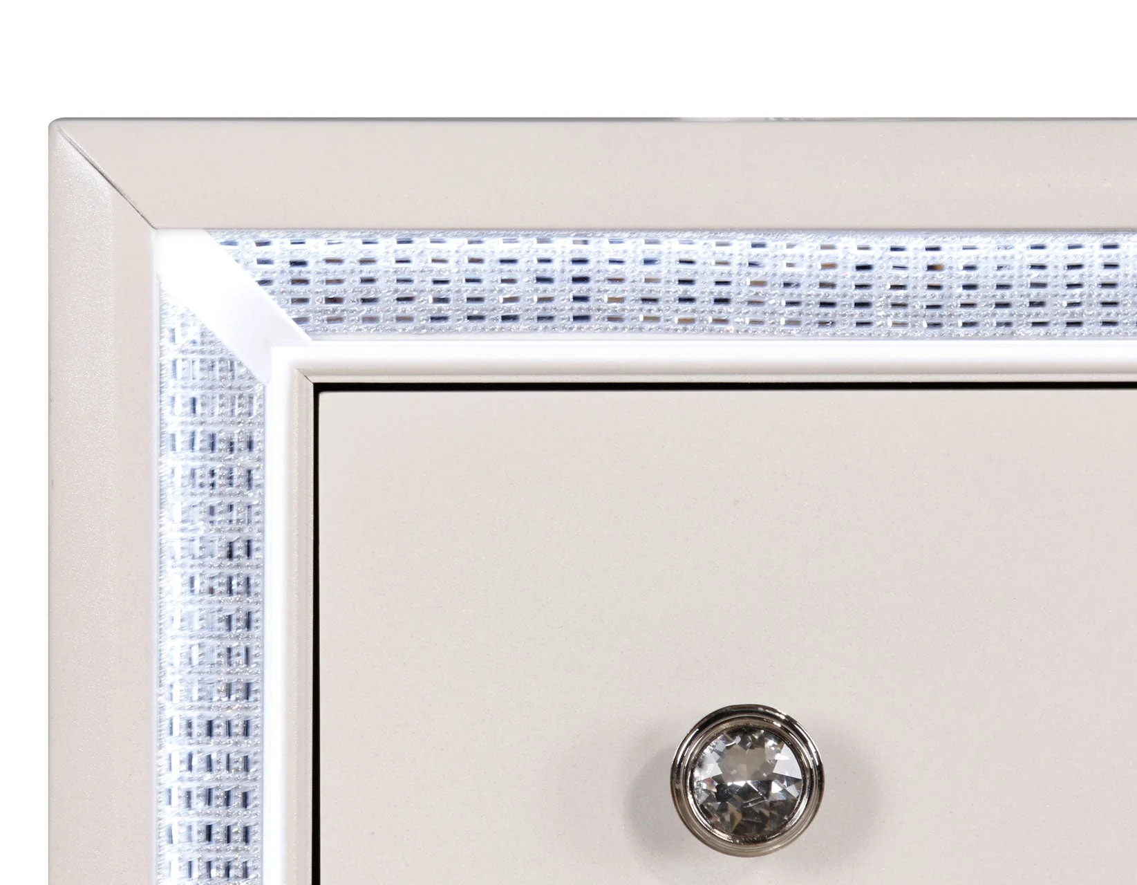 Cassie Illuminating Pearl Bedroom Set - Image 26