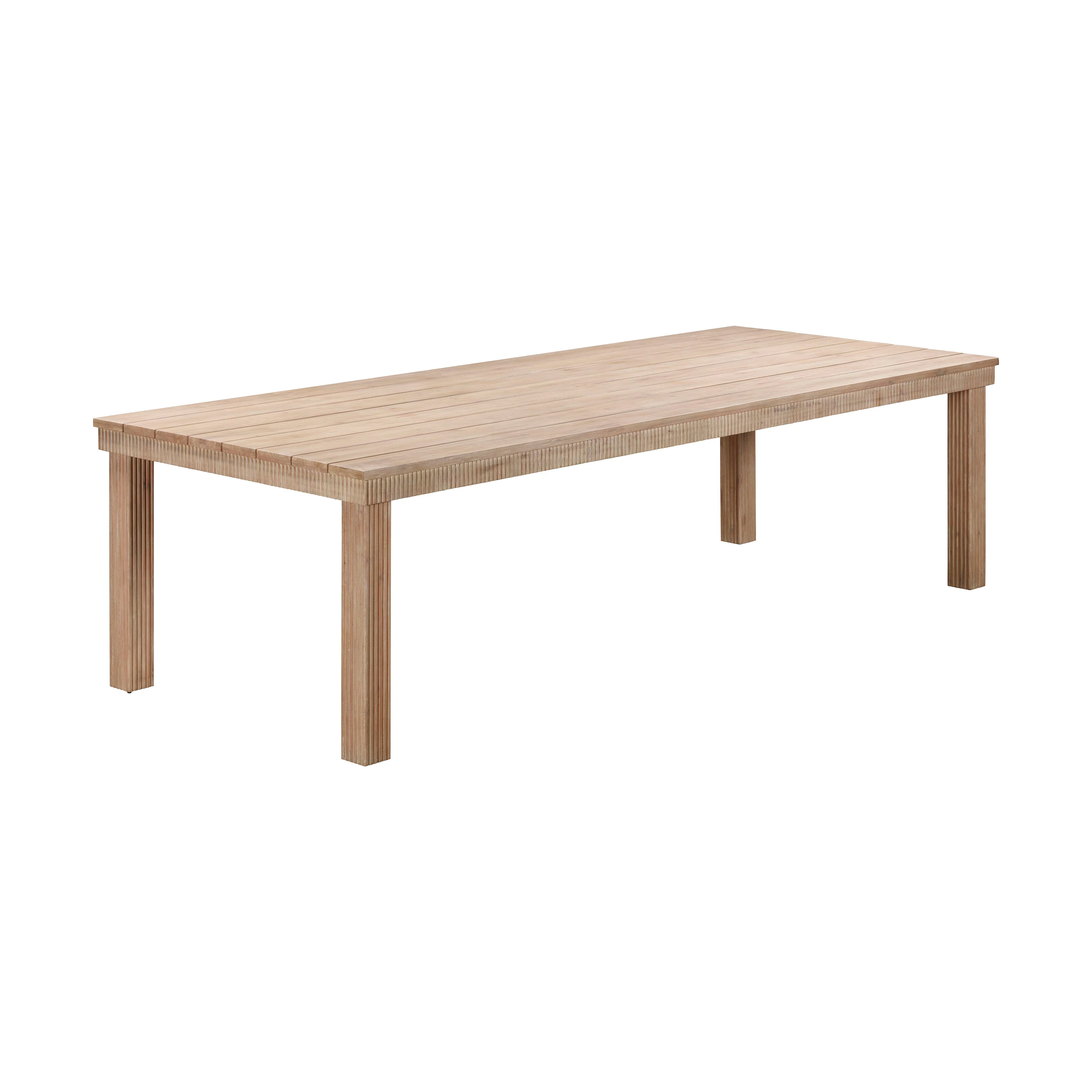 Cassie Natural Outdoor Rectangular Dining Table - Image 8