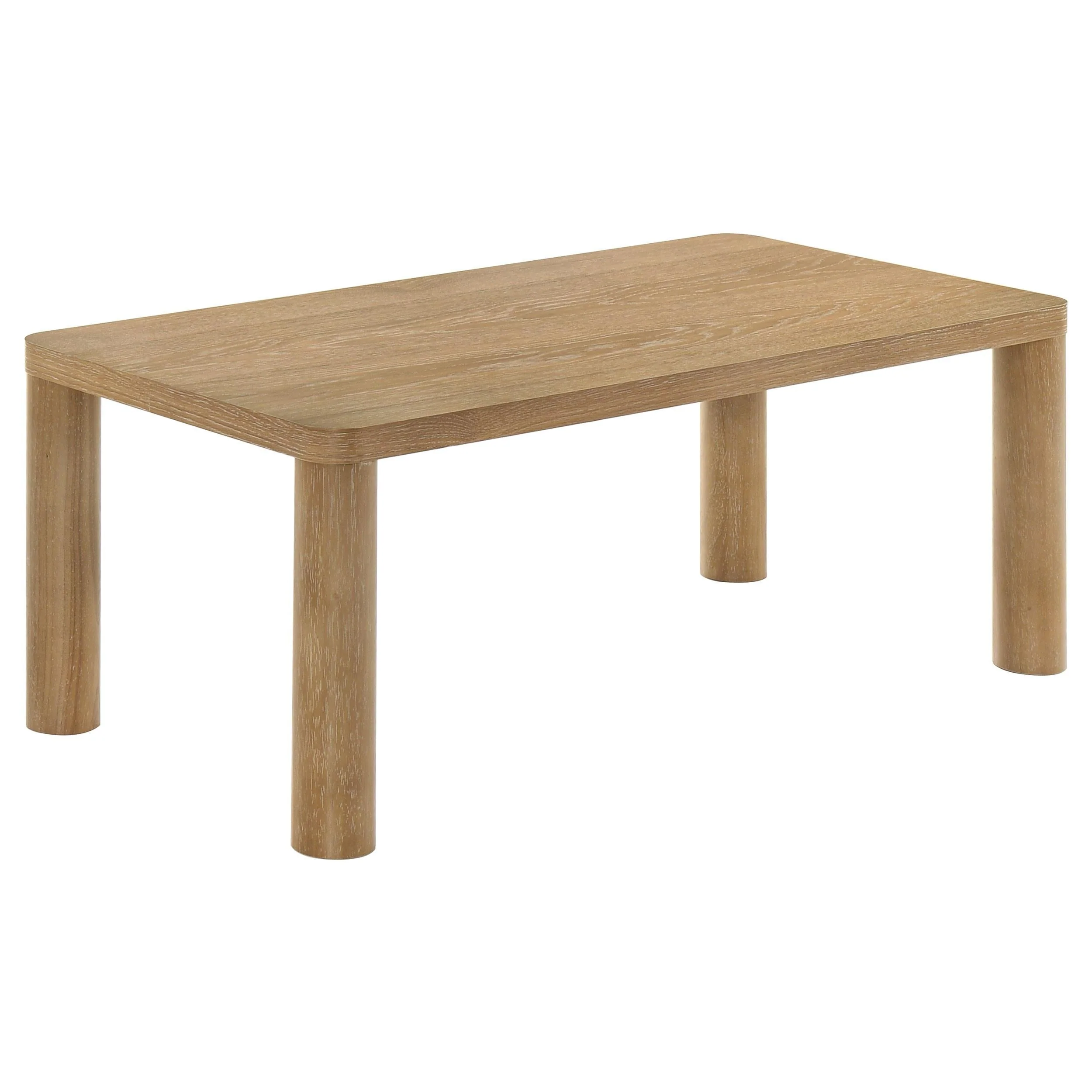 Castlewood Light Oak 3-Piece Cocktail Coffee Table Set - Image 5