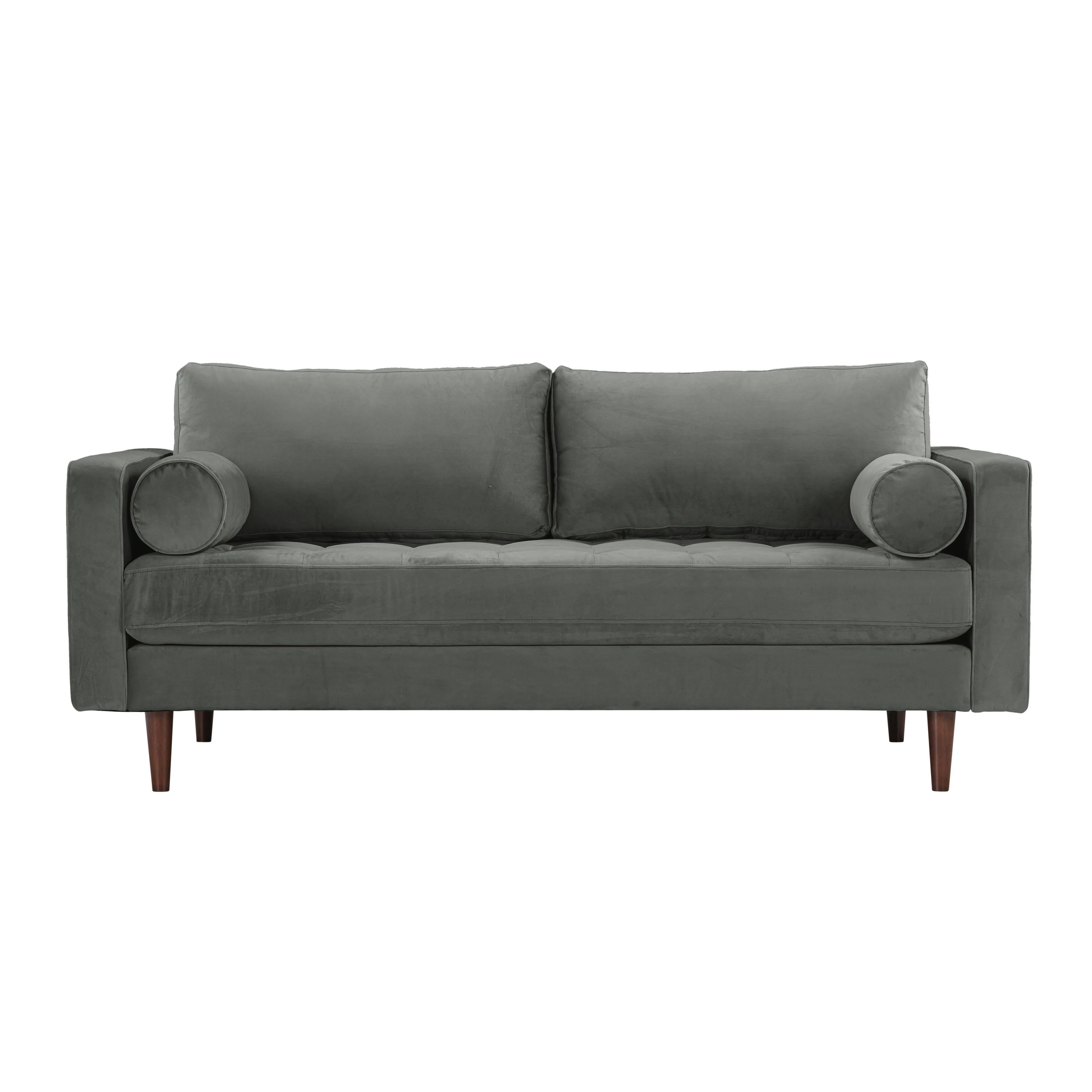 Cave Velvet Loveseat - Image 3