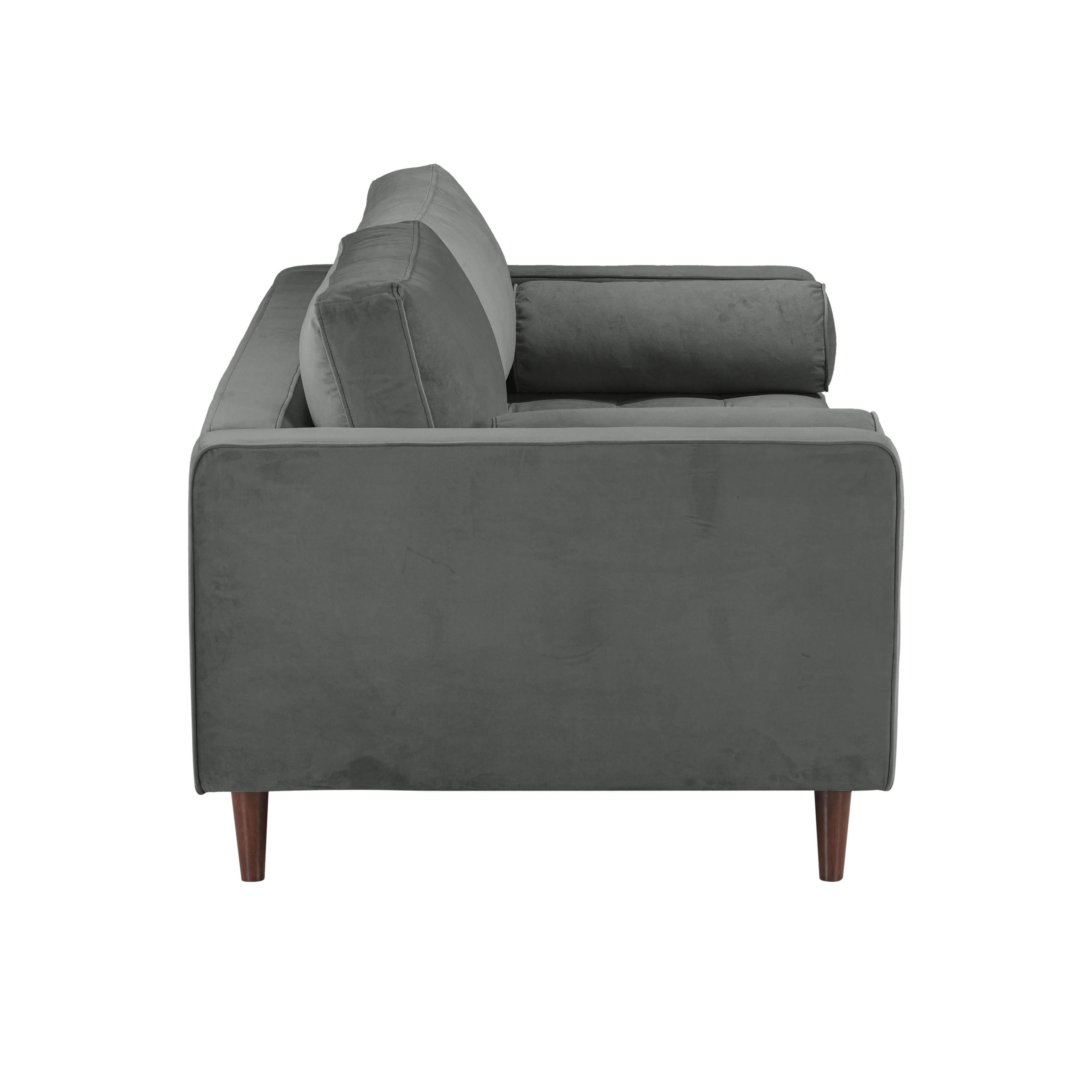 Cave Velvet Loveseat - Image 4