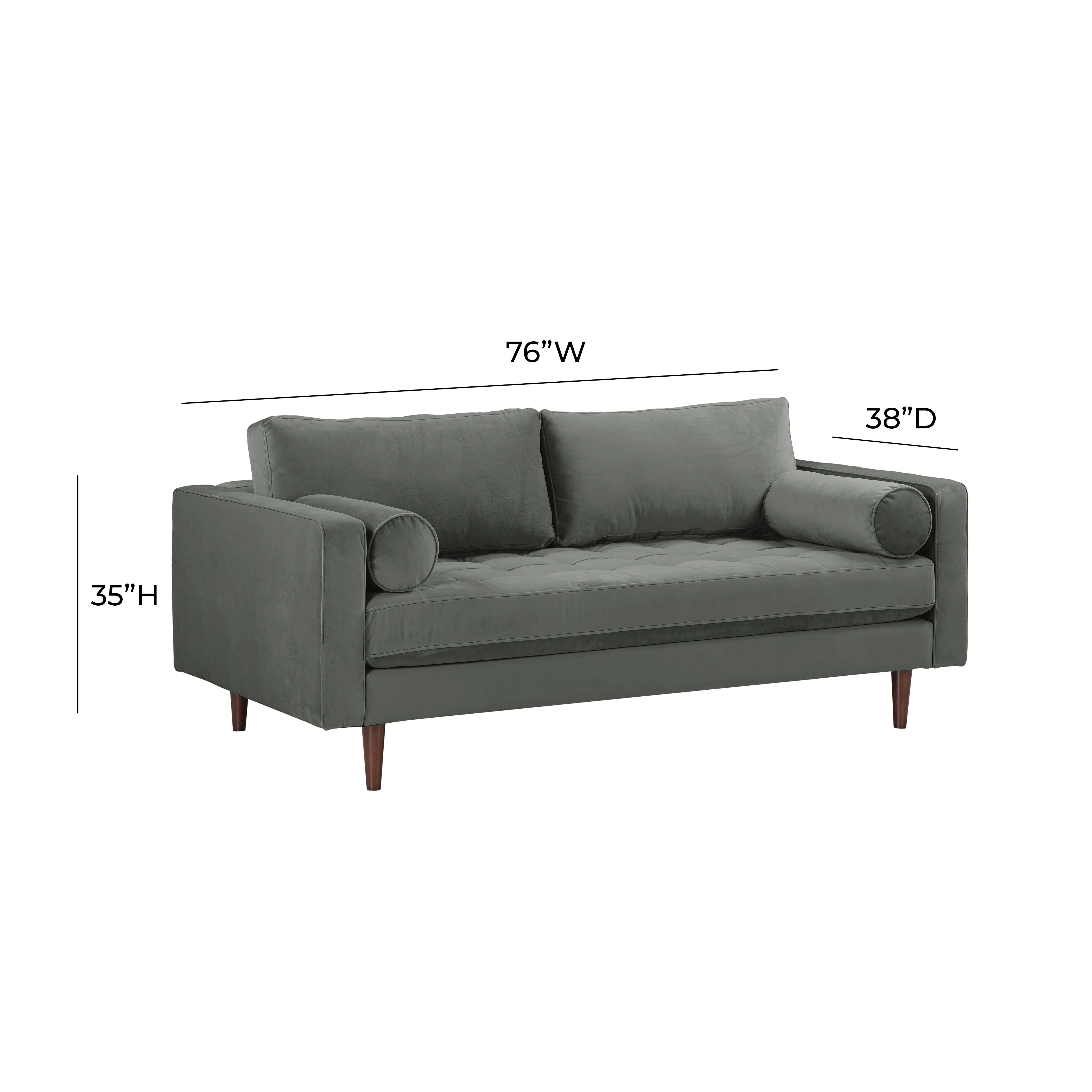 Cave Velvet Loveseat - Image 9