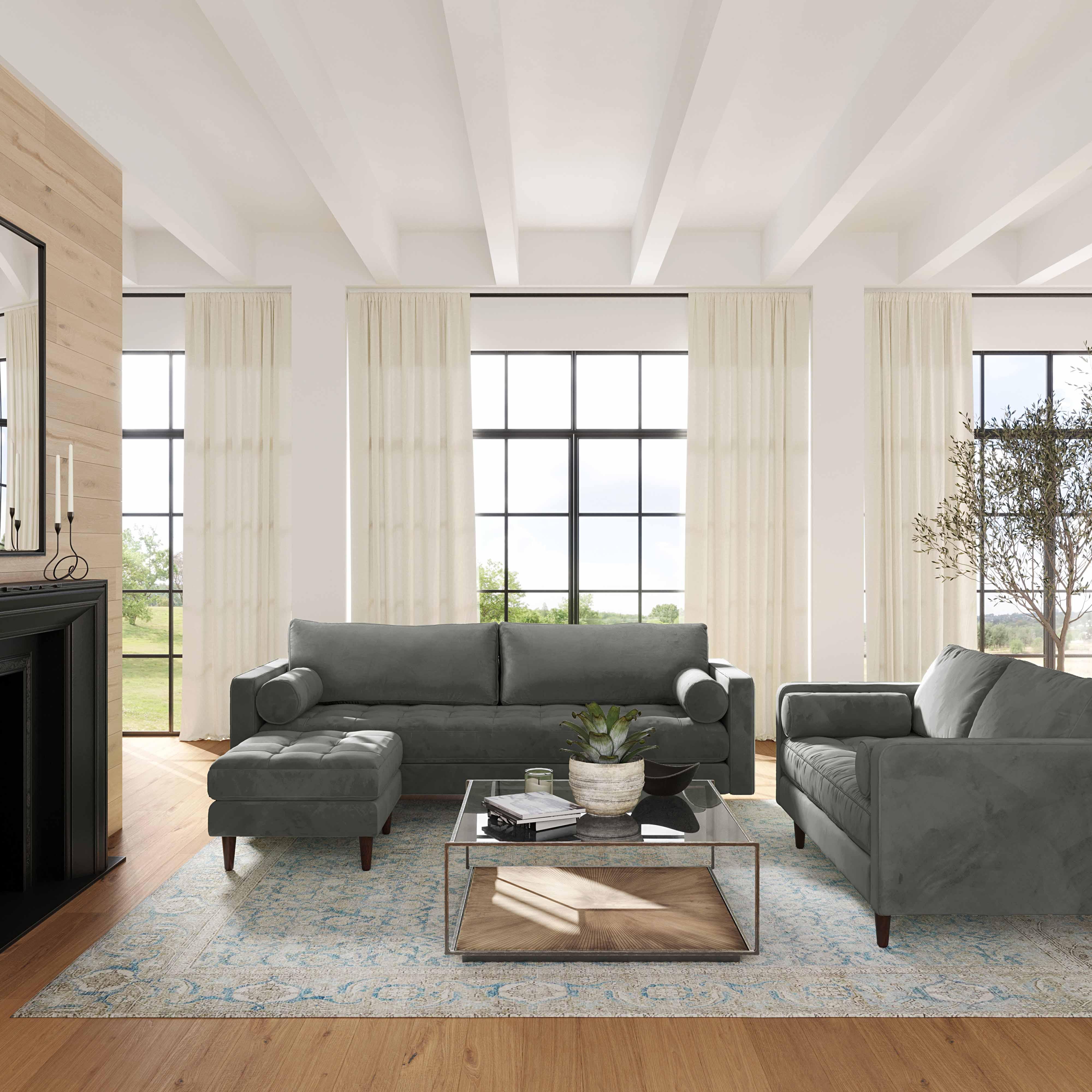 Cave Velvet Sofa - Image 30
