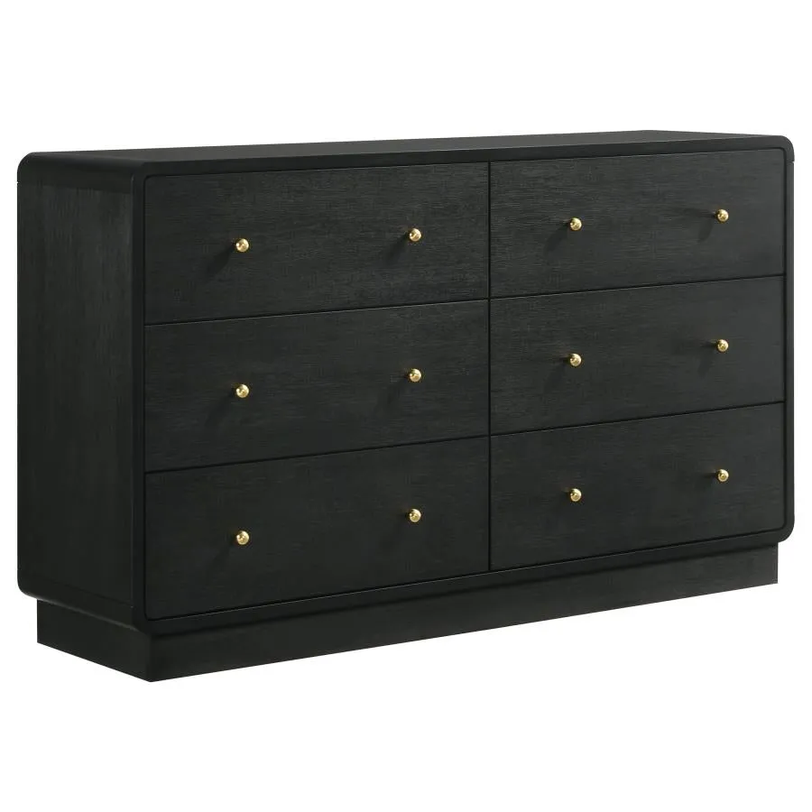 Cavelle Black 4-piece Queen Bedroom Set - Image 7