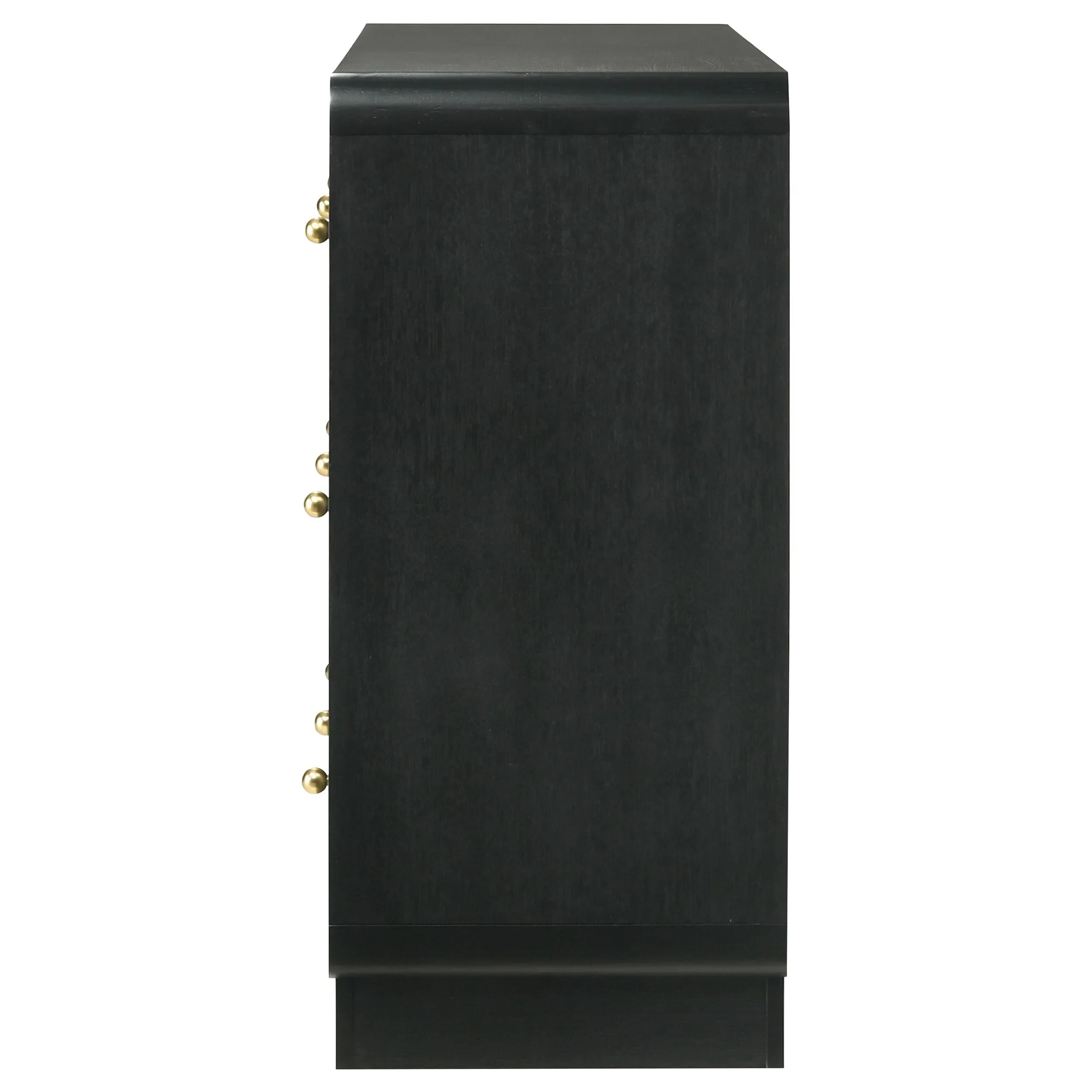 Cavelle Black 6-Drawer Dresser Cabinet - Image 5