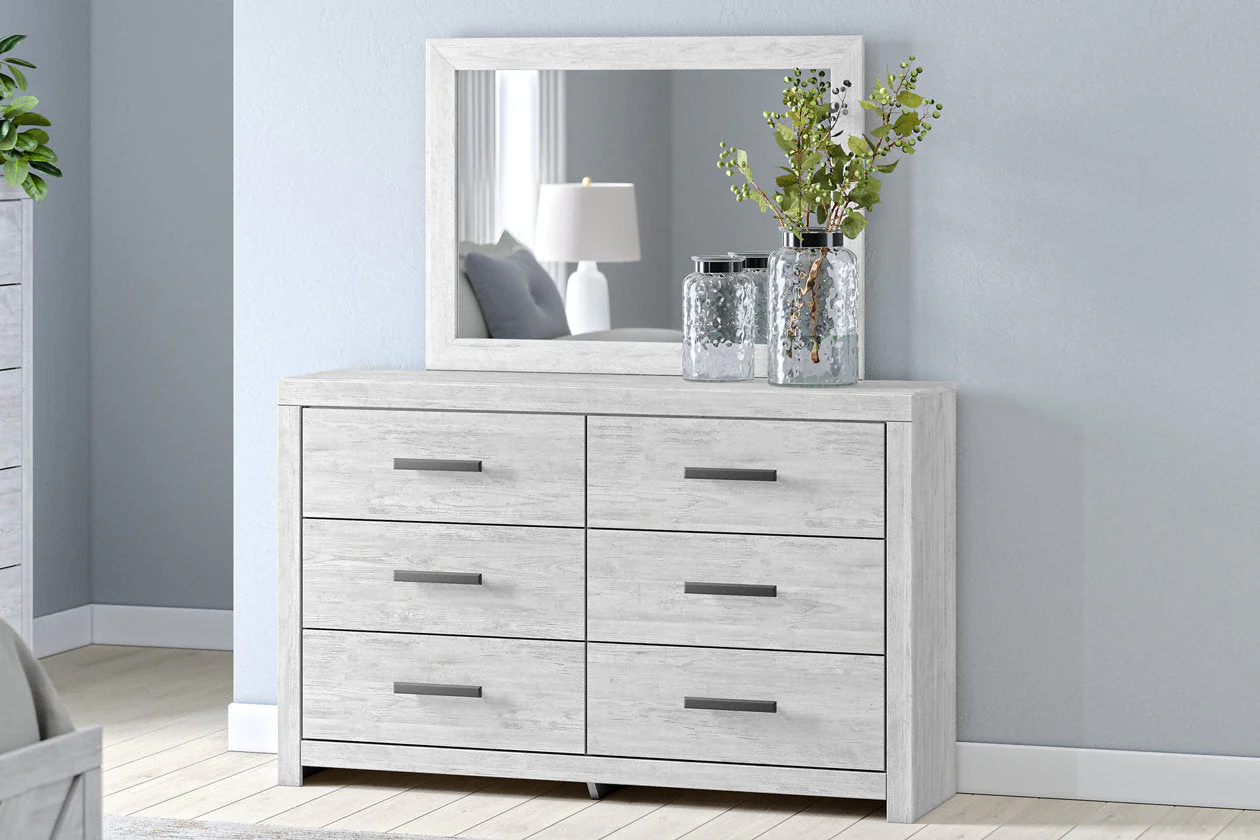 Cayboni Whitewash Panel Bedroom Set - Image 10