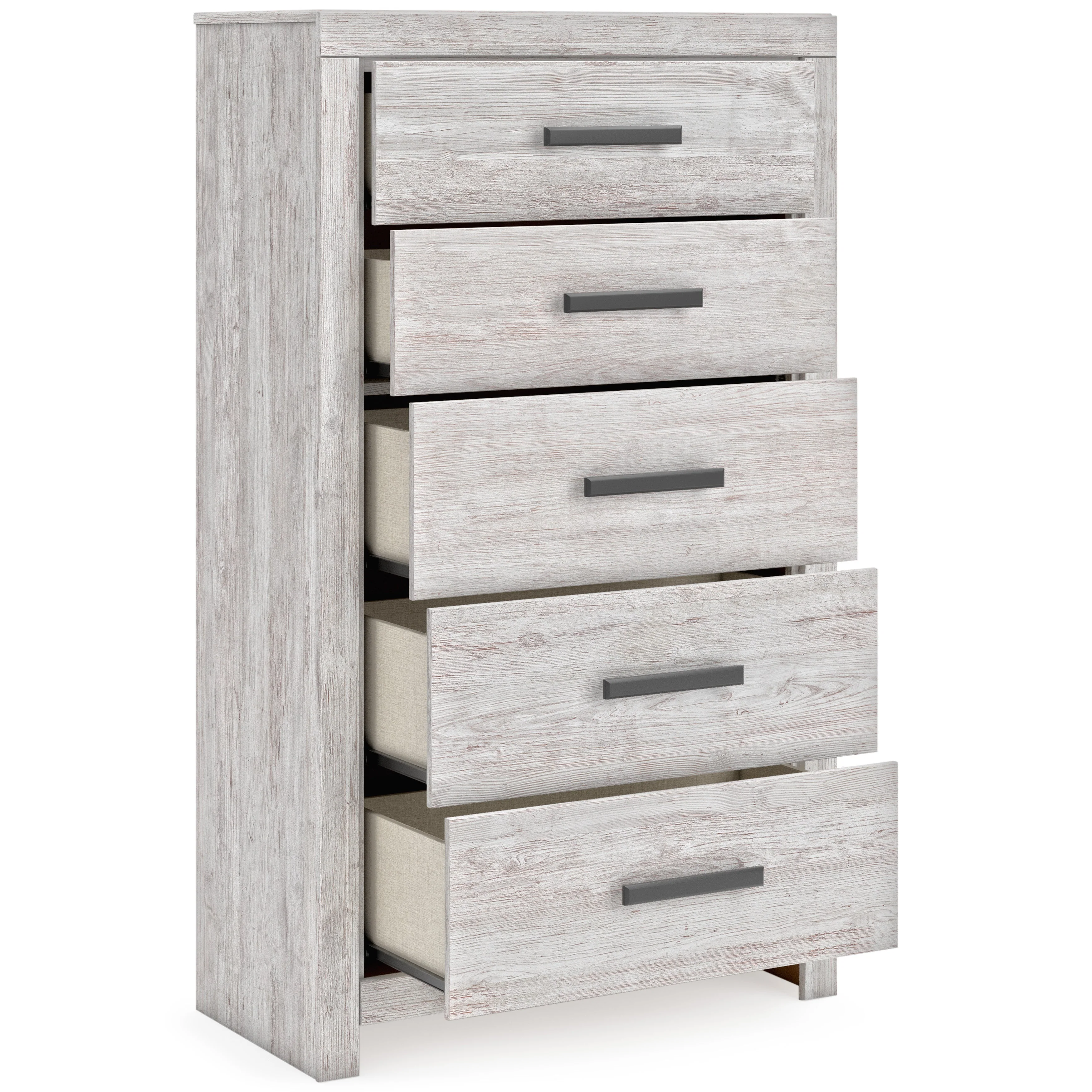 Cayboni Whitewash Panel Bedroom Set - Image 19