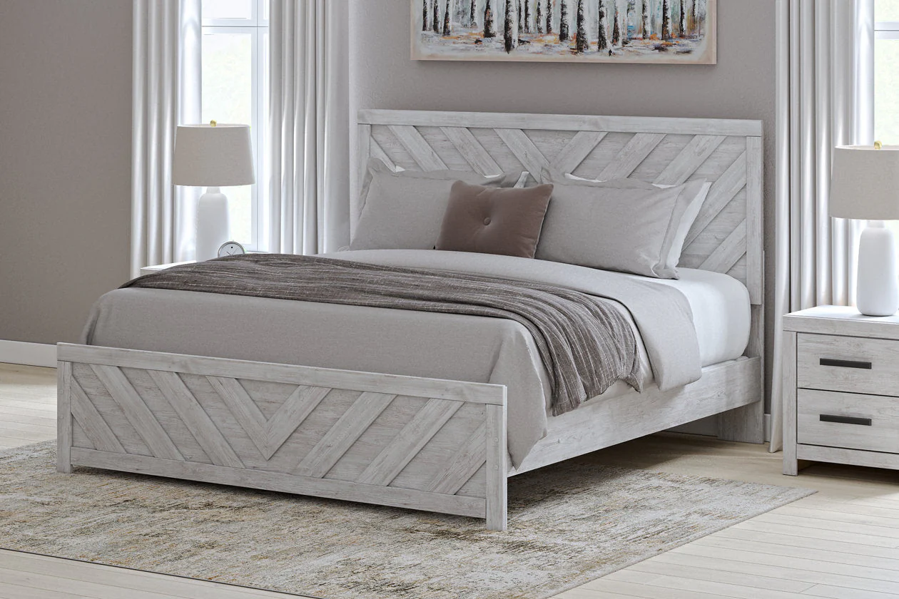 Cayboni Whitewash Panel Bedroom Set - Image 44