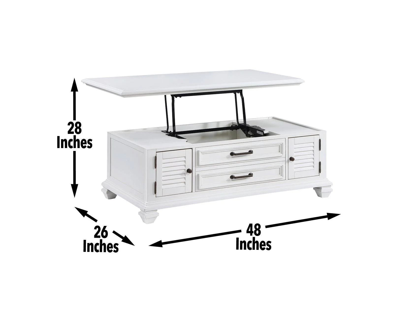 Charlestown 3-Piece Lift-Top Occasional Set (Lift-Top Cocktail & Two End Tables) - Image 20