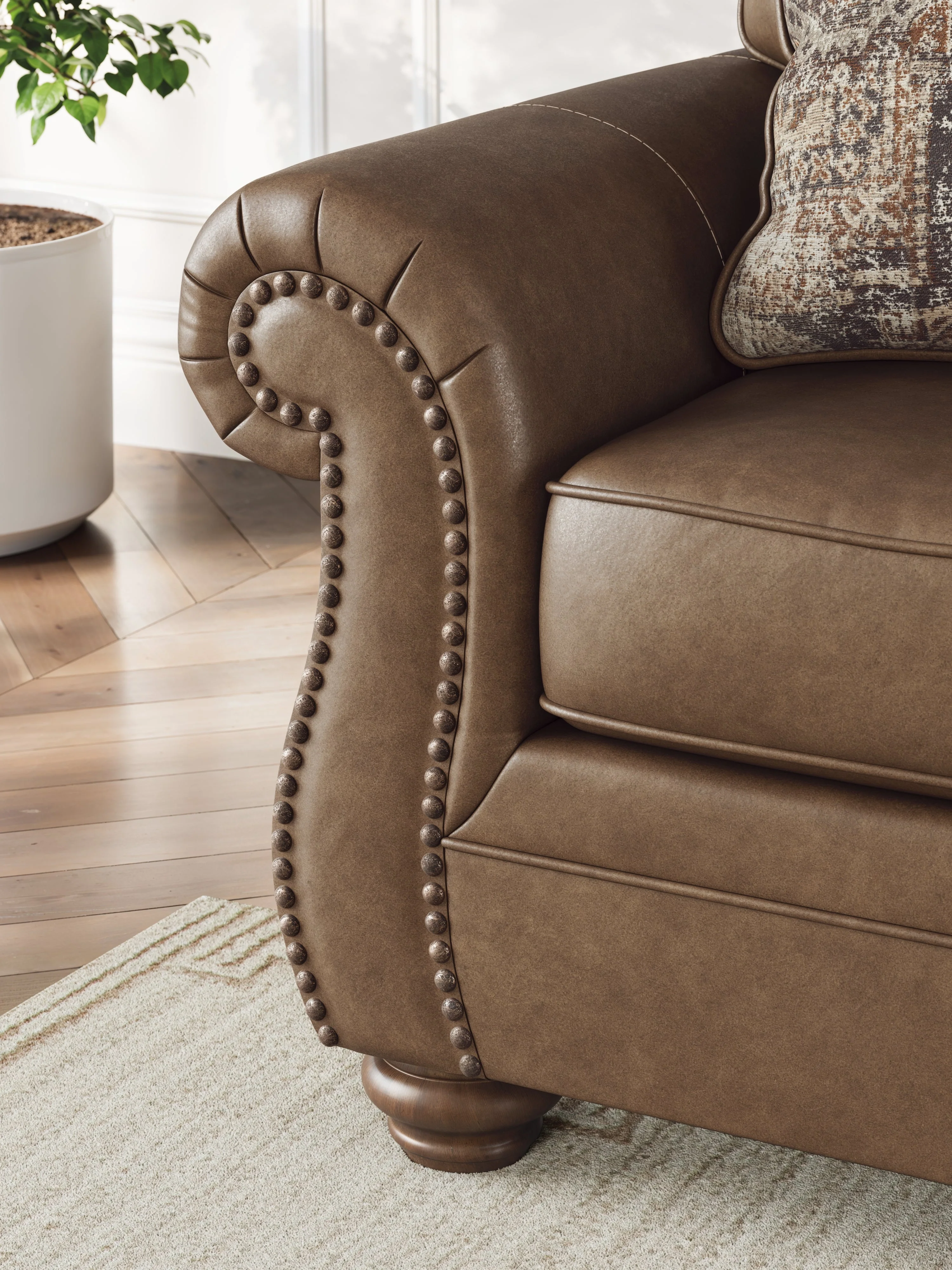 Chasemore Earth Sofa and Loveseat - Image 16