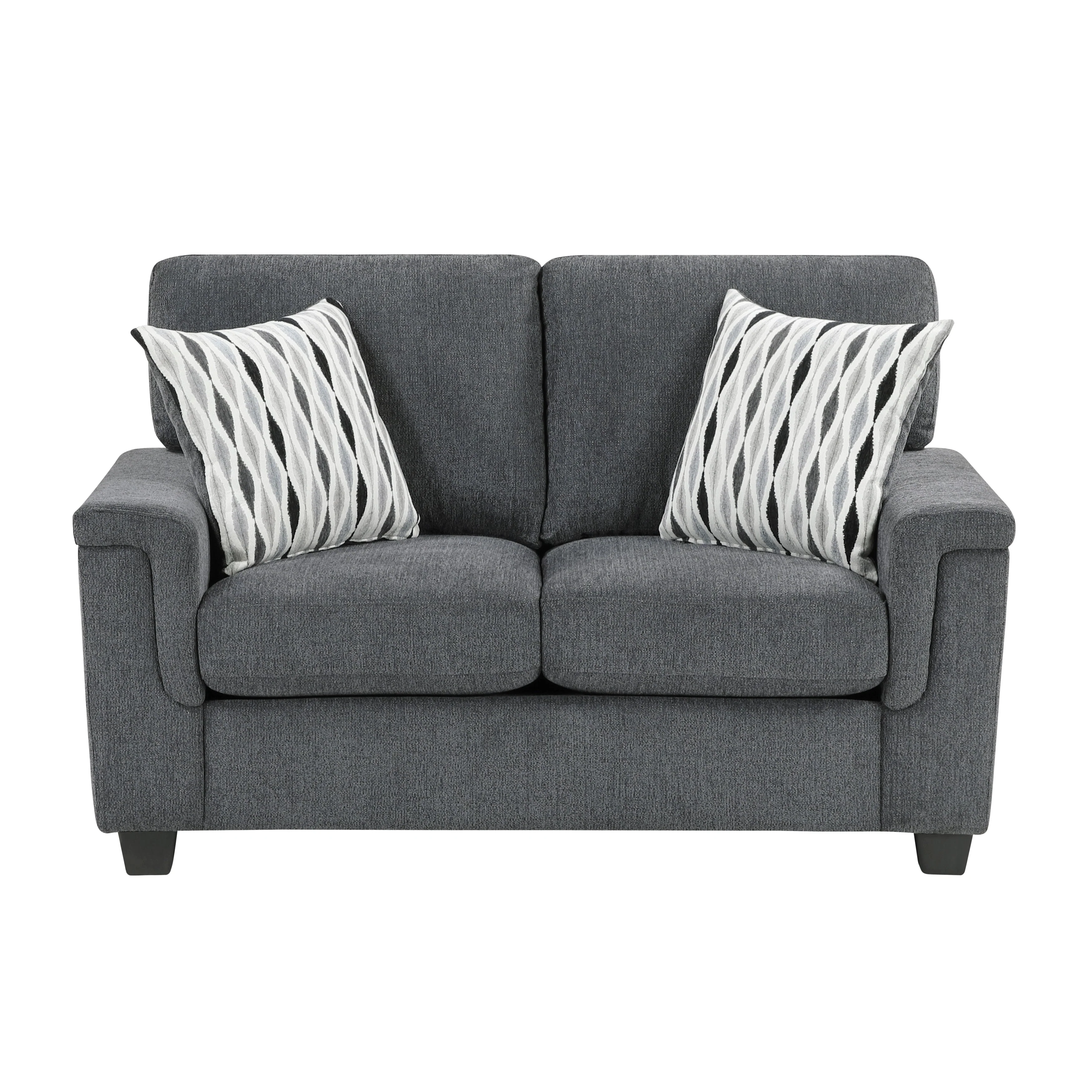 Chelsea Dark Gray Loveseat - Image 8