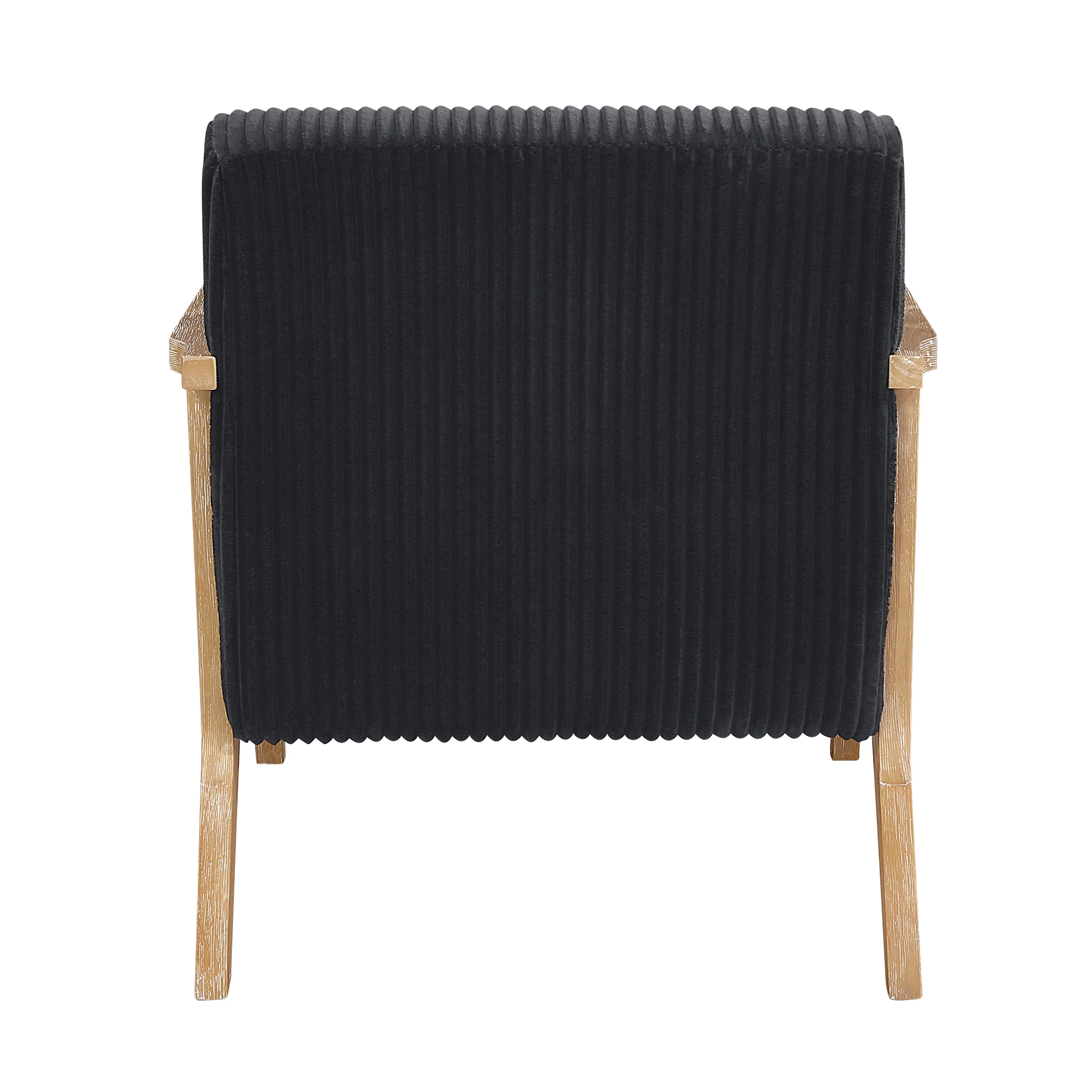 Chevron Black Accent Chair - Image 4