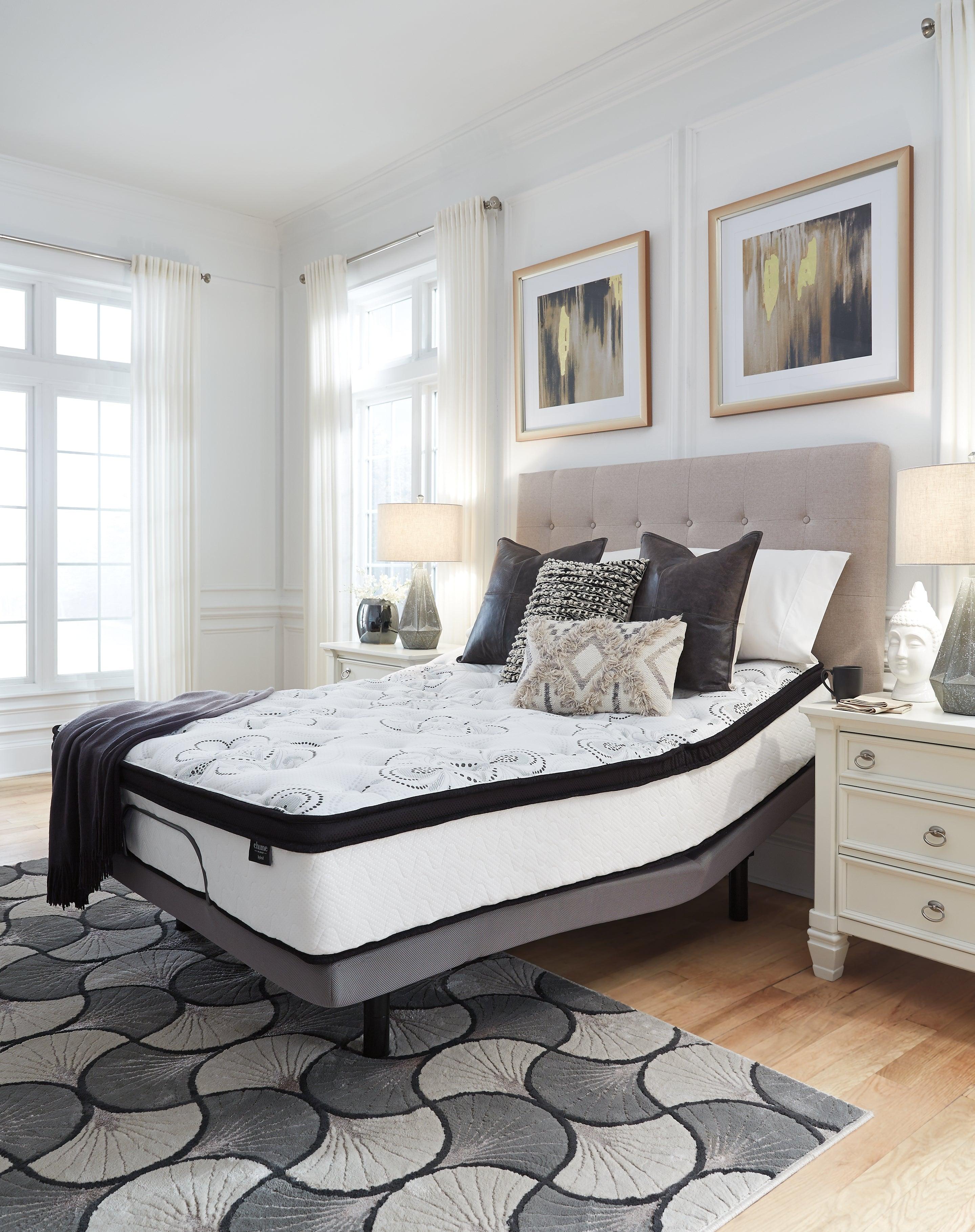 Chime 12 Inch Hybrid White California King Mattress in a Box - Image 6