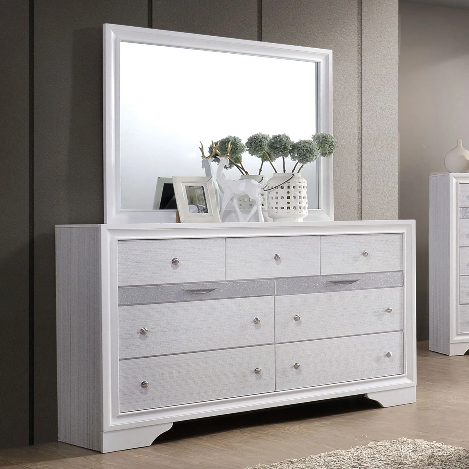 Chrissy White Mirror - Image 2