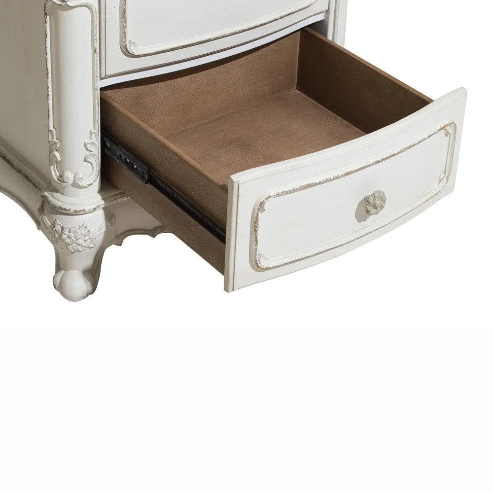Cinderella Antique White Poster Youth Bedroom Set - Image 9