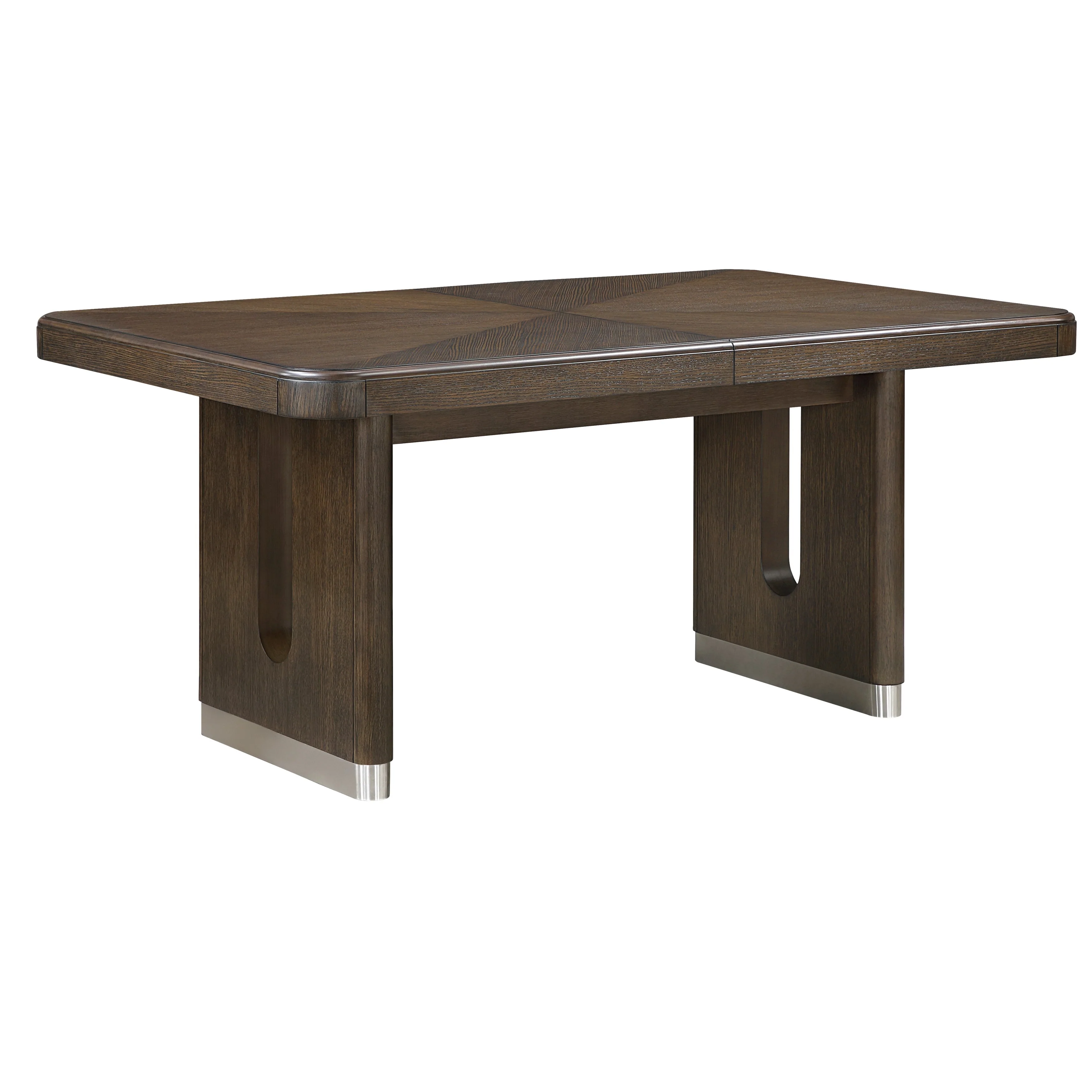 Clara Brown & Beige 85" Rectangular Dining Room Set - Image 7