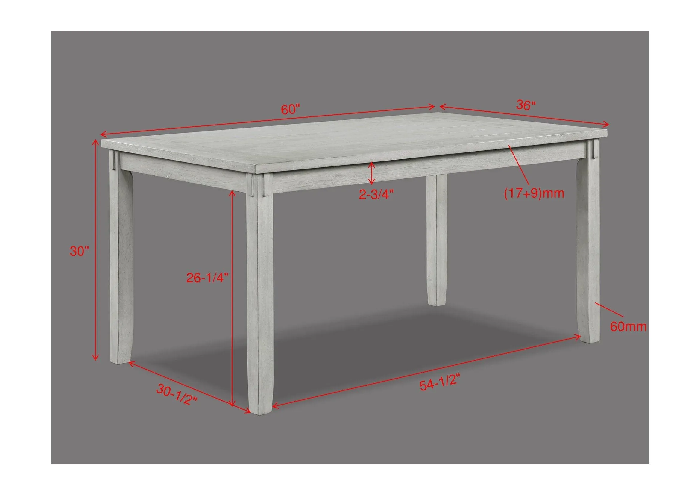 Clara Driftwood Dining Set - Image 8