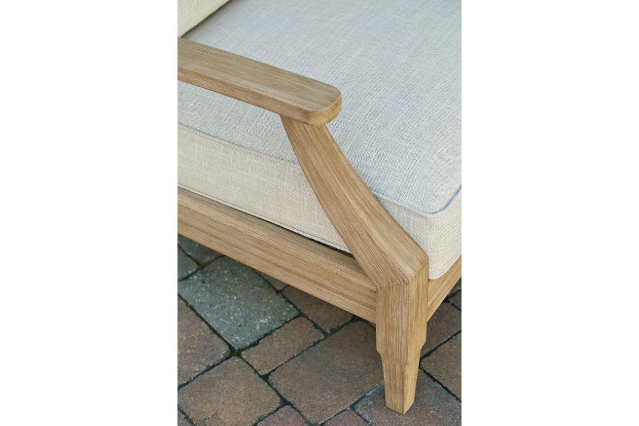 Clare View Beige Lounge Chair with Cushion - Image 3