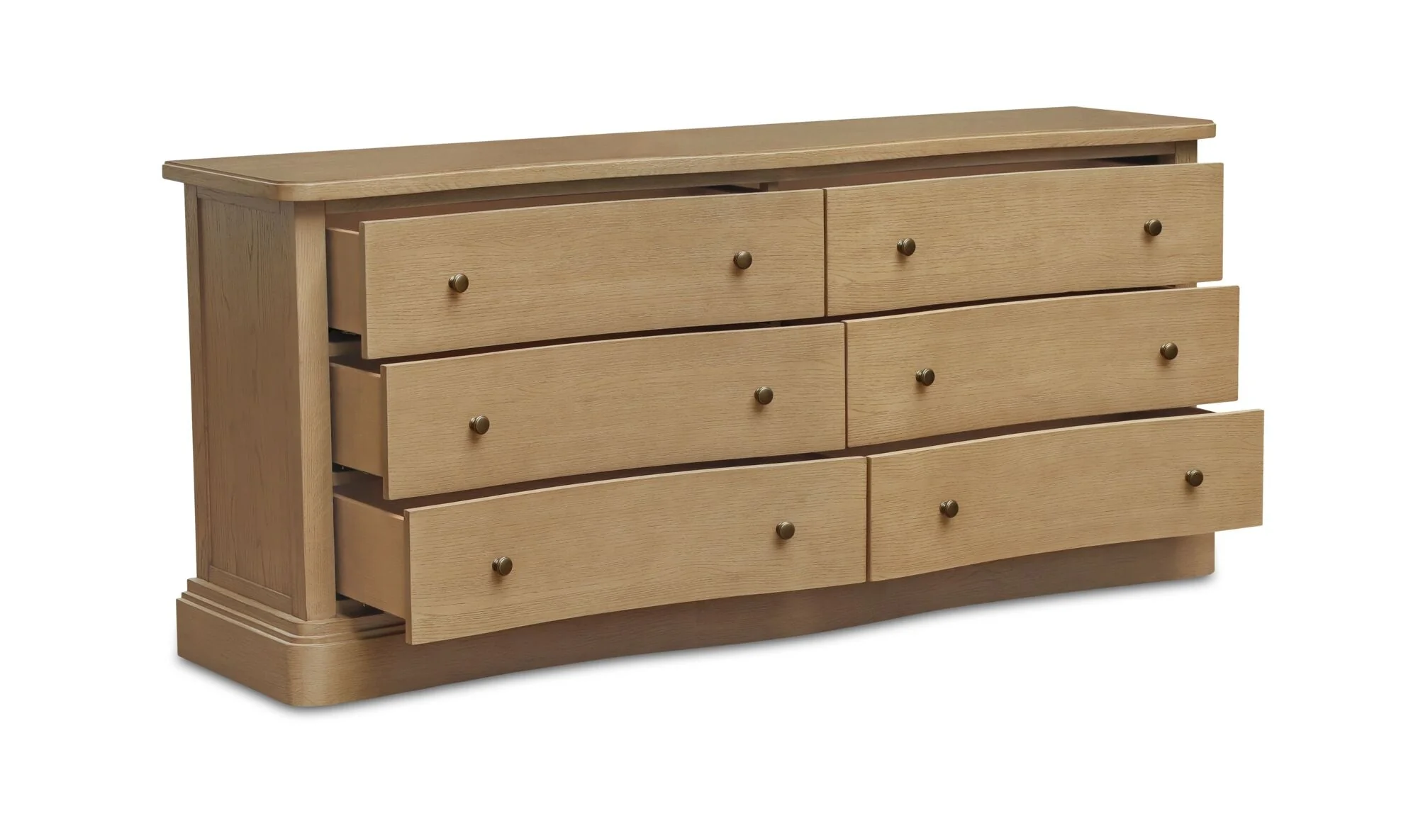 Clarence 6 Drawer Dresser Natural - Image 2