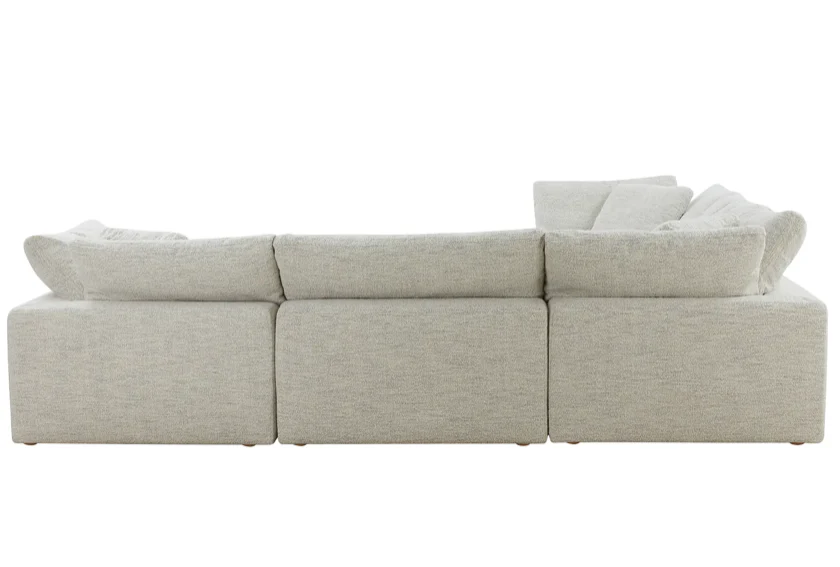 Clay Classic L-Shaped Modular Sectional Coastside Sand - Image 4